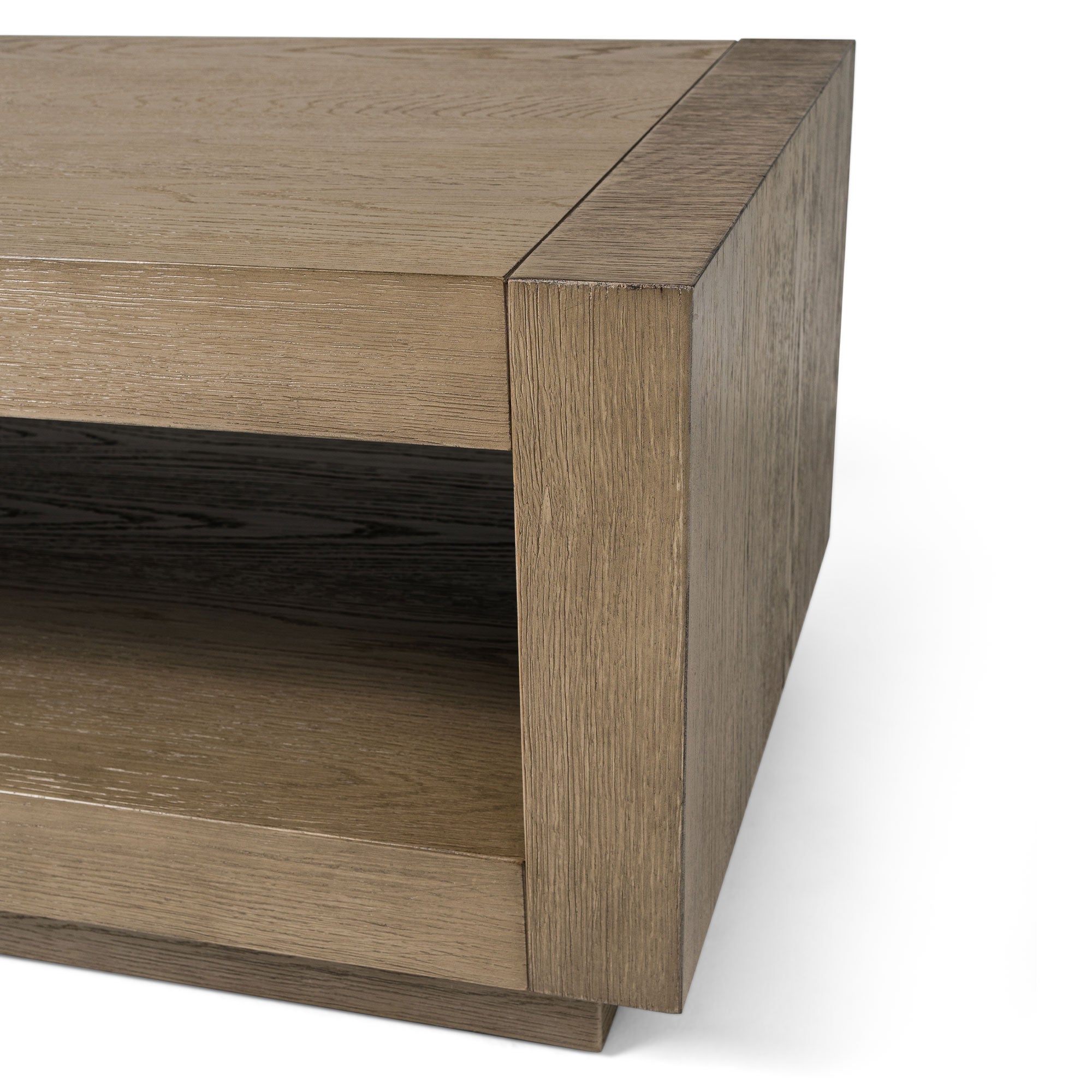 Artemis Contemporary Wooden Coffee Table in Refined Grey Finish in Accent Tables by Maven Lane