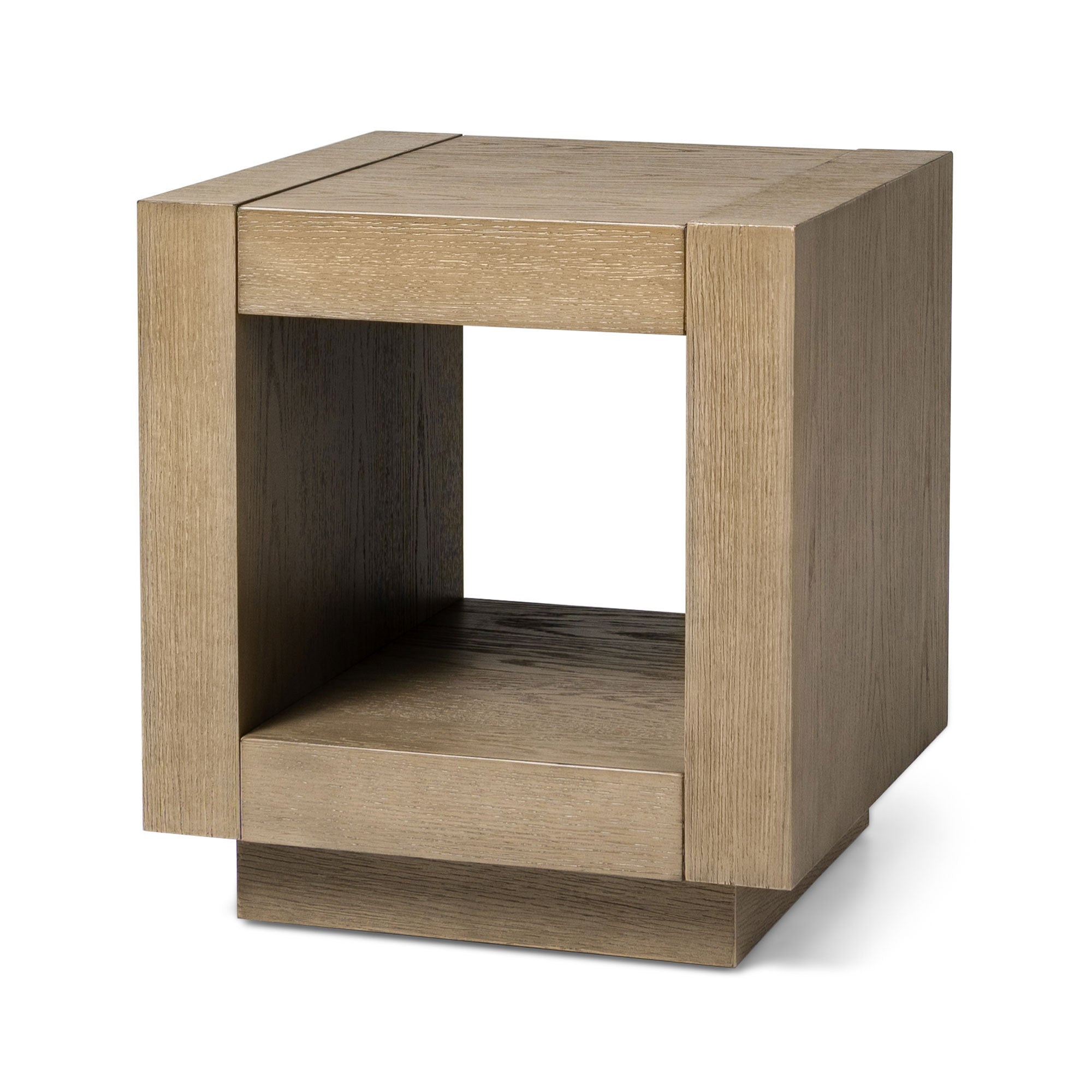 Artemis Contemporary Wooden Side Table in Refined Grey Finish in Furniture | Tables | Accent Tables | End Tables by Maven Lane
