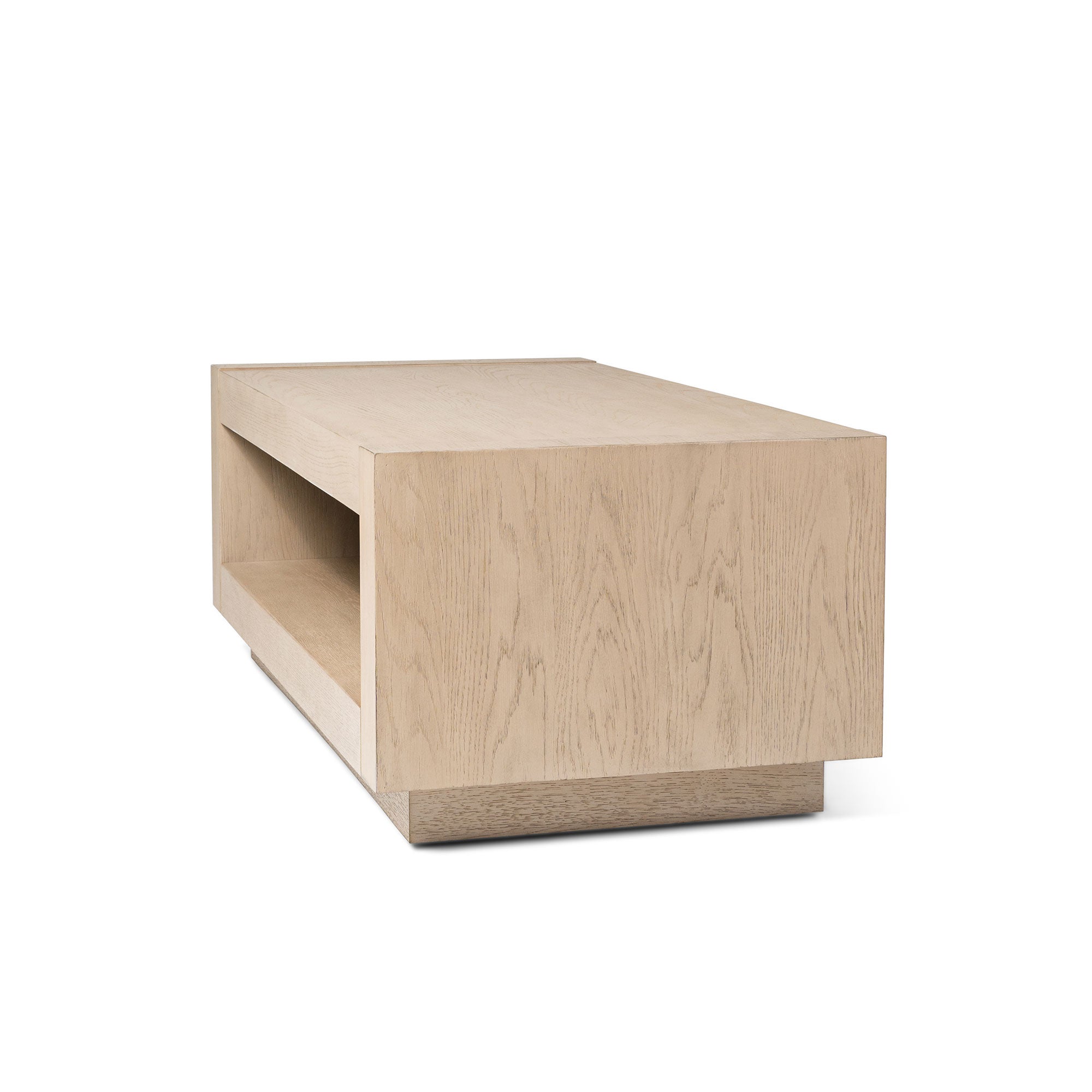 Artemis Contemporary Wooden Coffee Table in Refined White Finish in Accent Tables by Maven Lane