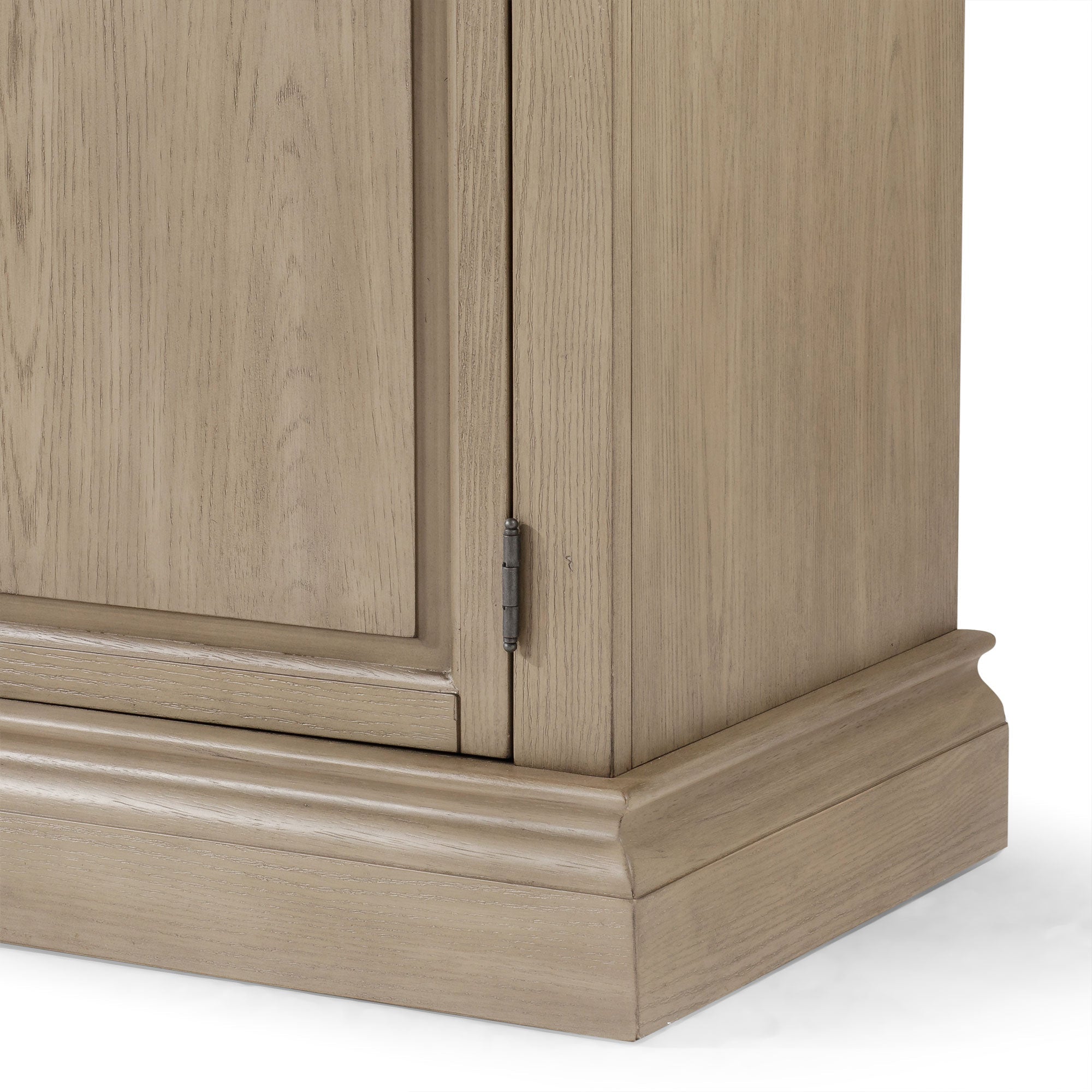 Theo Classical Wooden Sideboard in Antiqued Grey Finish in Cabinets by Maven Lane