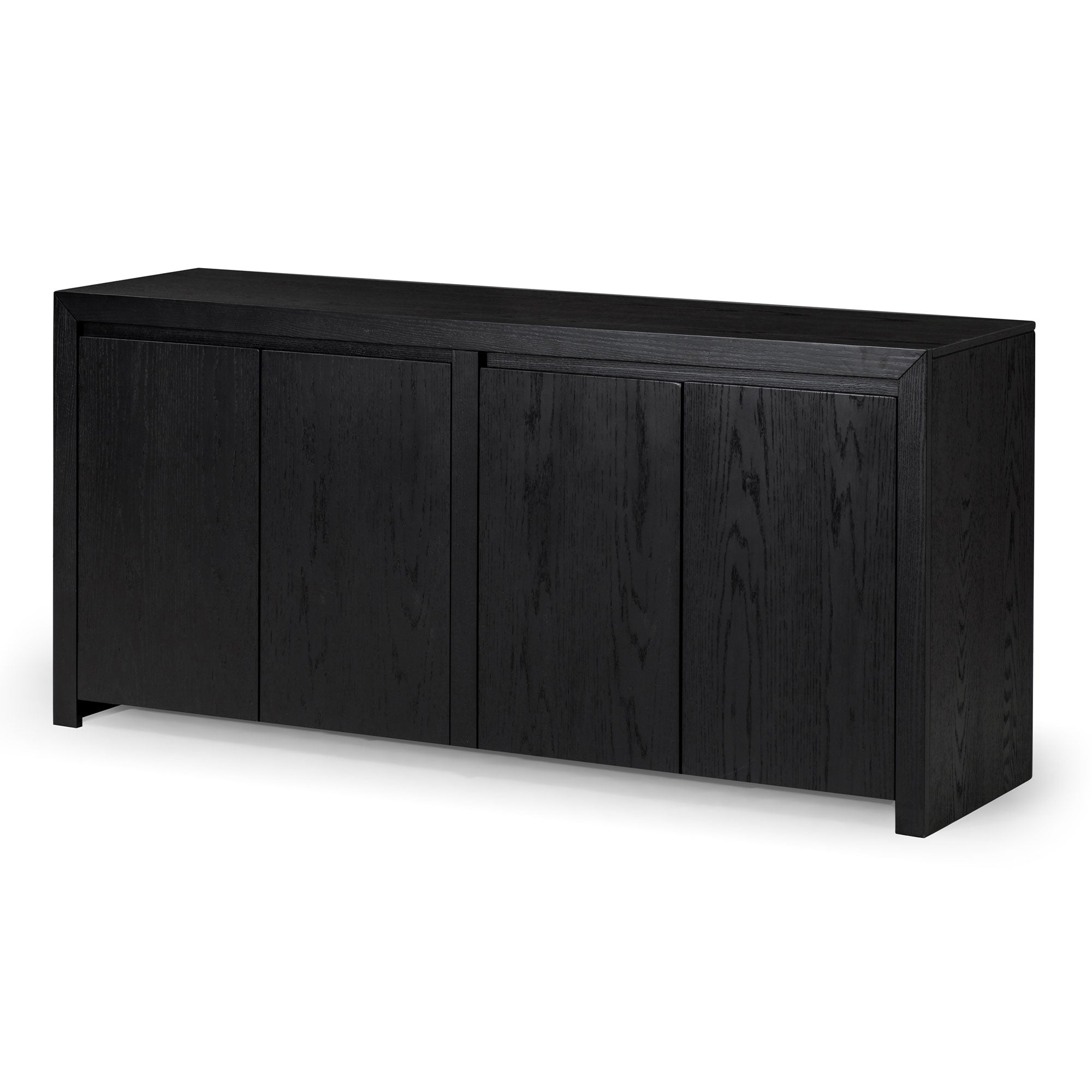 Iris Contemporary Wooden Sideboard in Refined Black Finish in Sideboard by Maven Lane