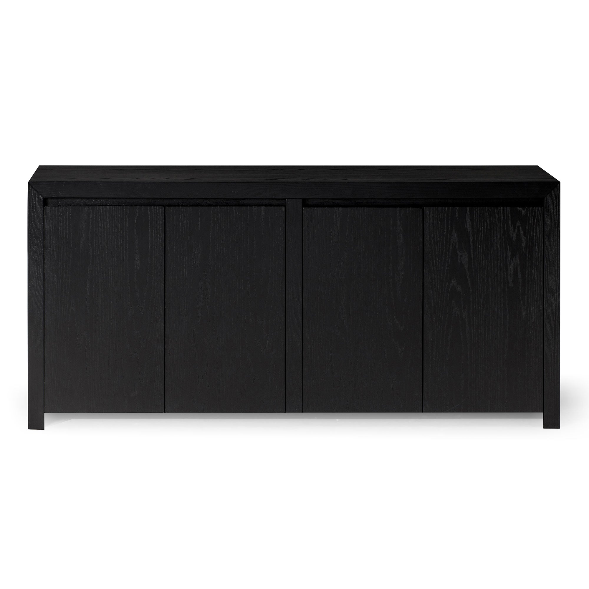 Iris Contemporary Wooden Sideboard in Refined Black Finish in Cabinets by Maven Lane