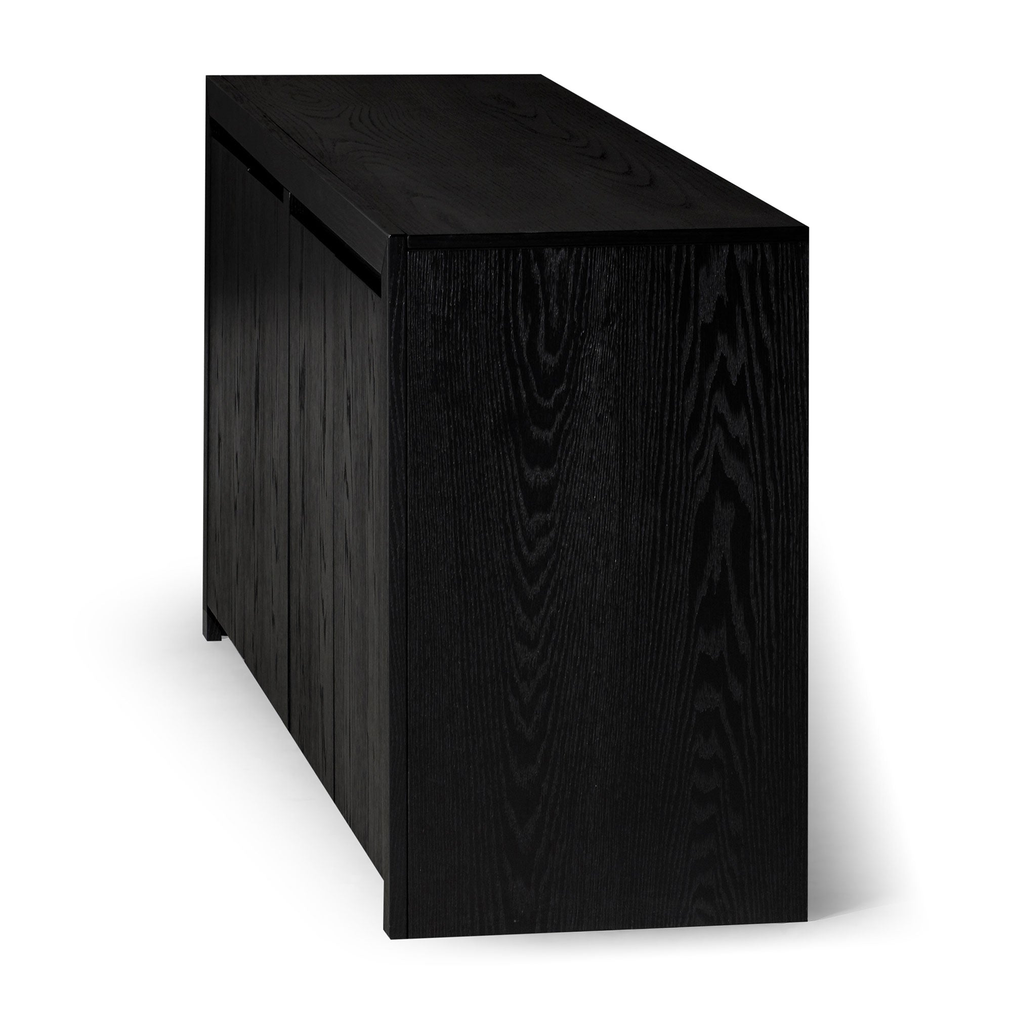 Iris Contemporary Wooden Sideboard in Refined Black Finish in Cabinets by Maven Lane