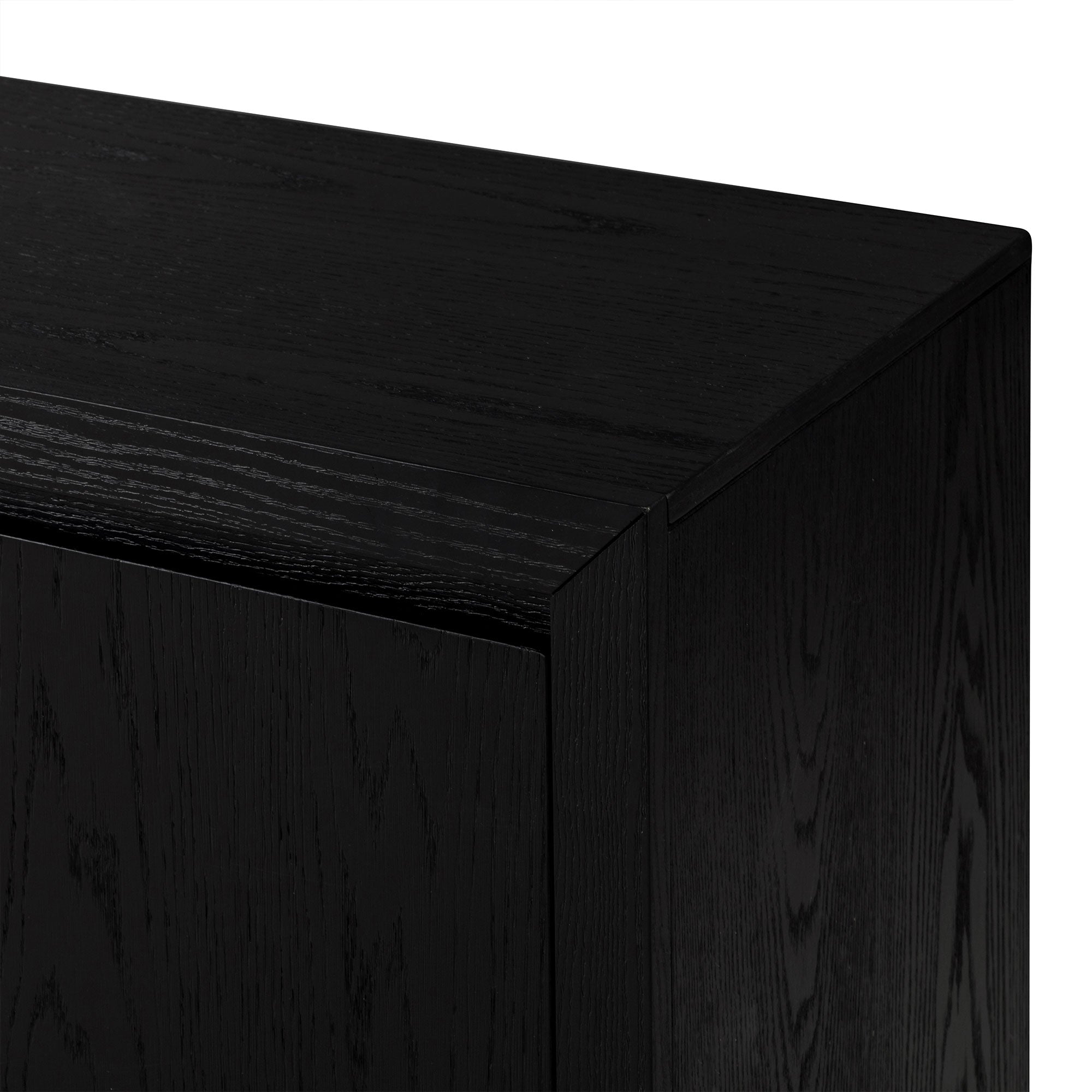 Iris Contemporary Wooden Sideboard in Refined Black Finish in Cabinets by Maven Lane