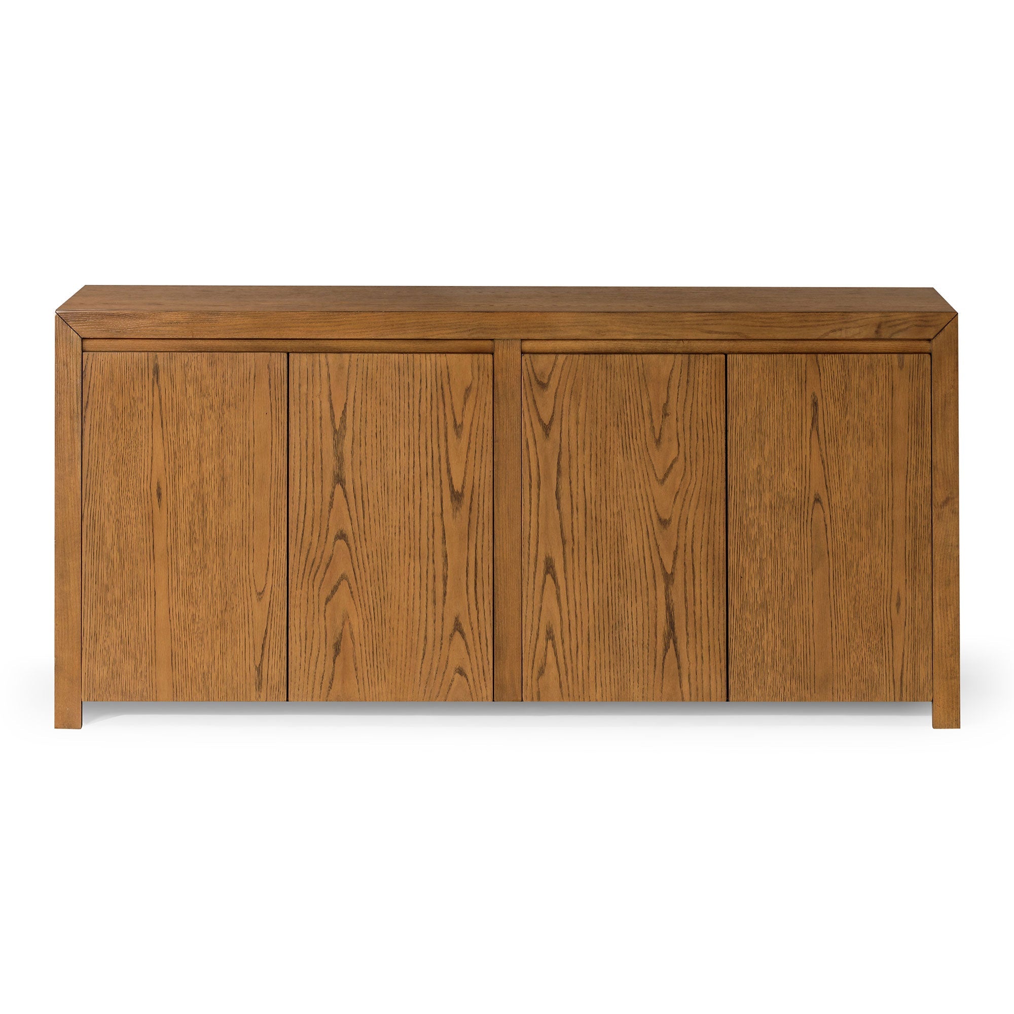 Iris Contemporary Wooden Sideboard in Refined Brown Finish in Cabinets by Maven Lane