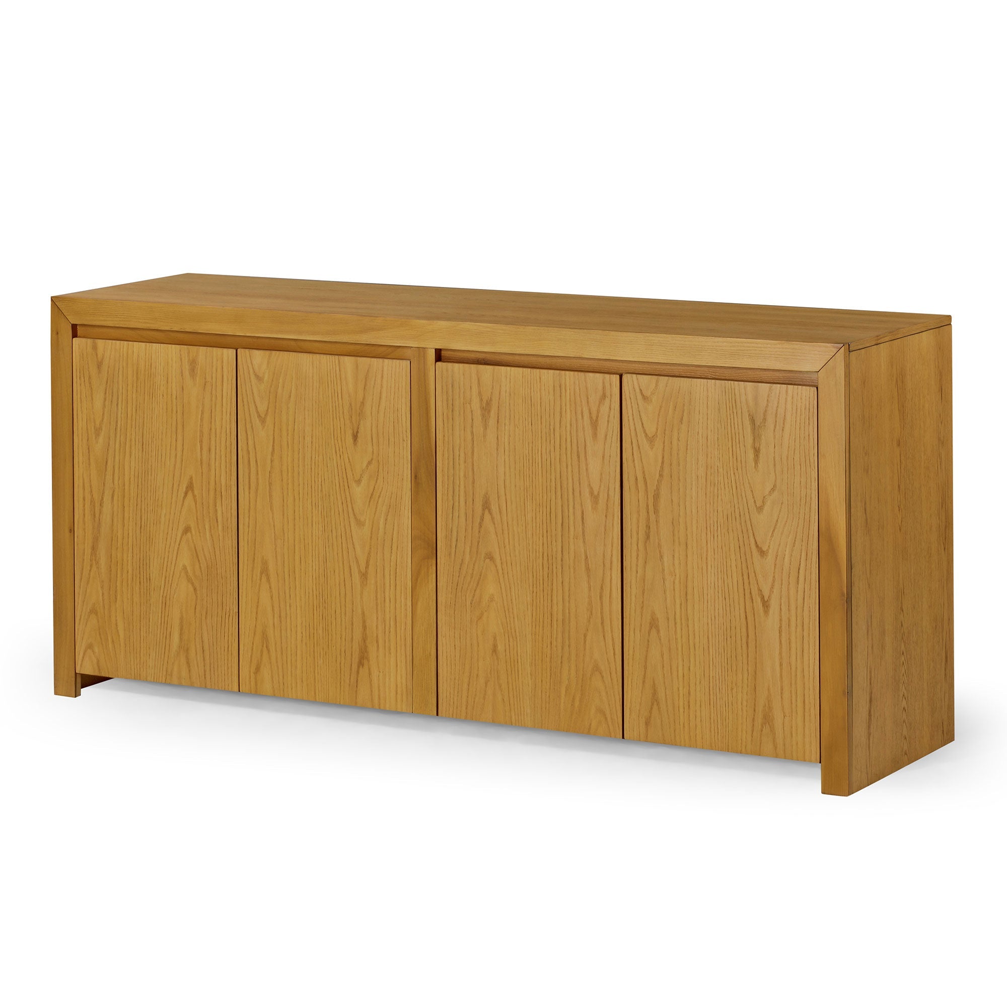 Iris Contemporary Wooden Sideboard in Refined Natural Finish in Cabinets by Maven Lane