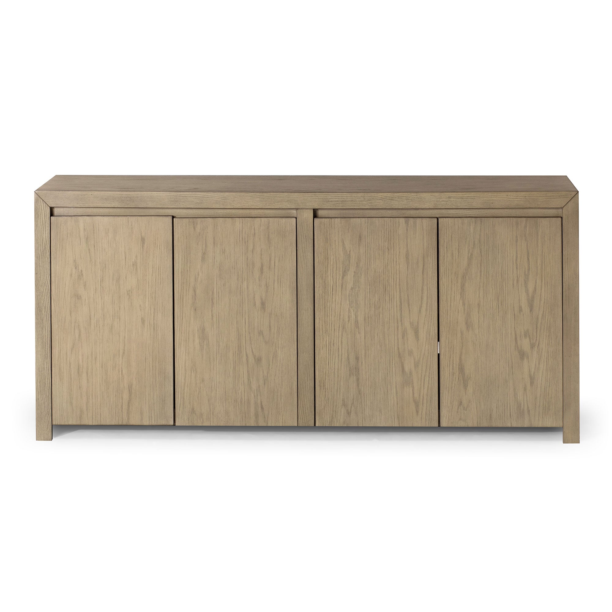 Iris Contemporary Wooden Sideboard in Refined Grey Finish in Cabinets by Maven Lane