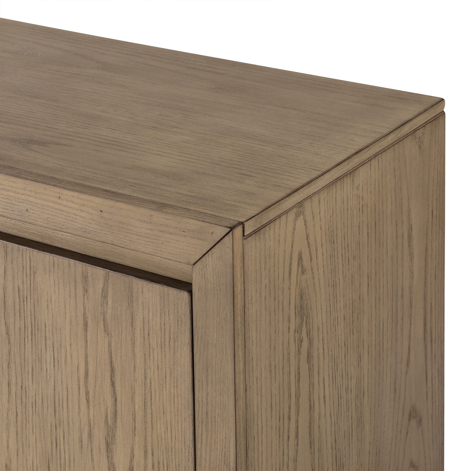 Iris Contemporary Wooden Sideboard in Refined Grey Finish in Cabinets by Maven Lane