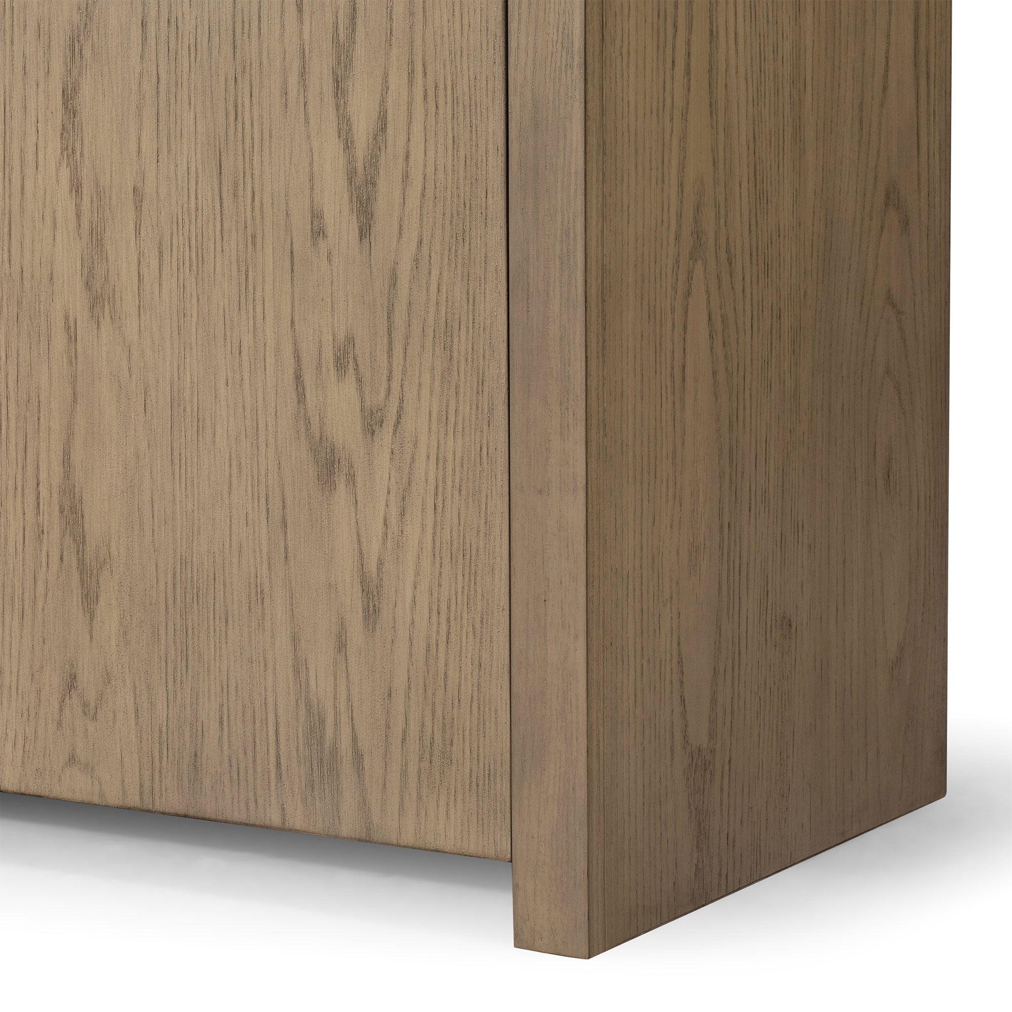 Iris Contemporary Wooden Sideboard in Refined Grey Finish in Cabinets by Maven Lane