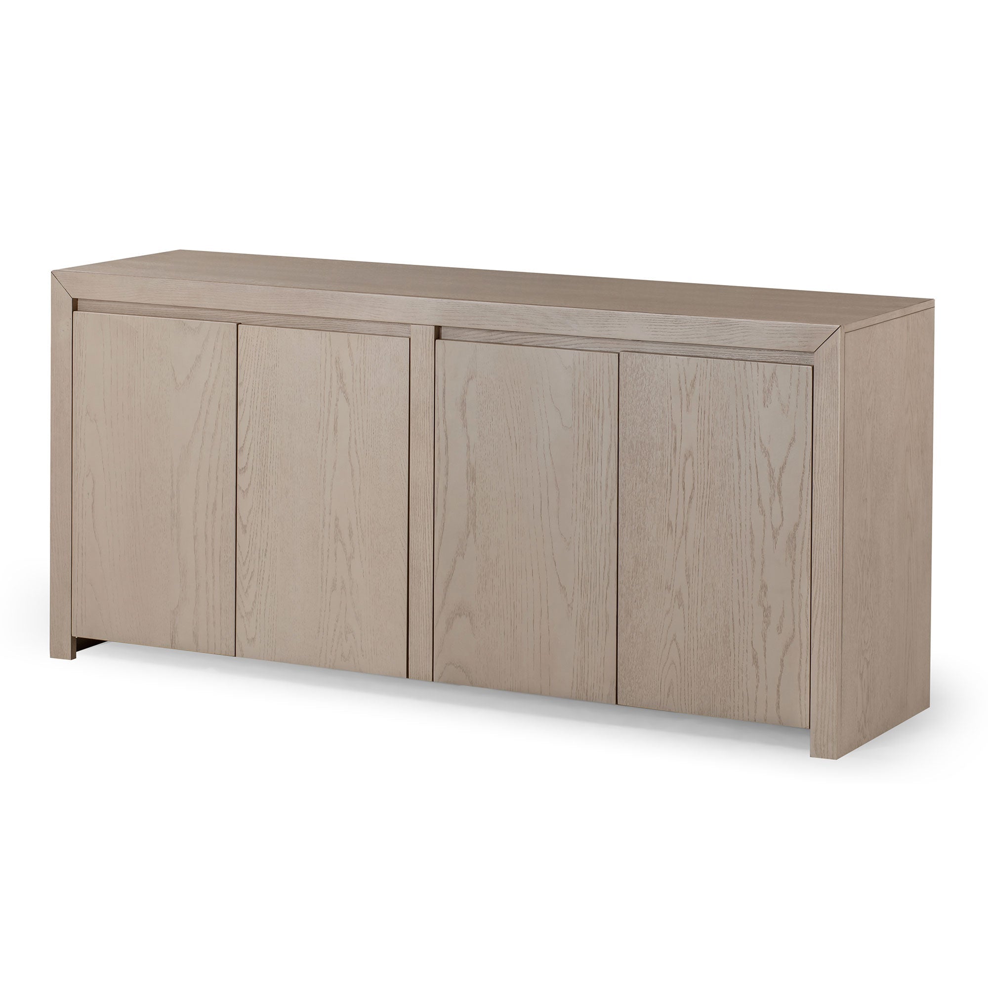 Iris Contemporary Wooden Sideboard in Refined White Finish in Sideboard by Maven Lane