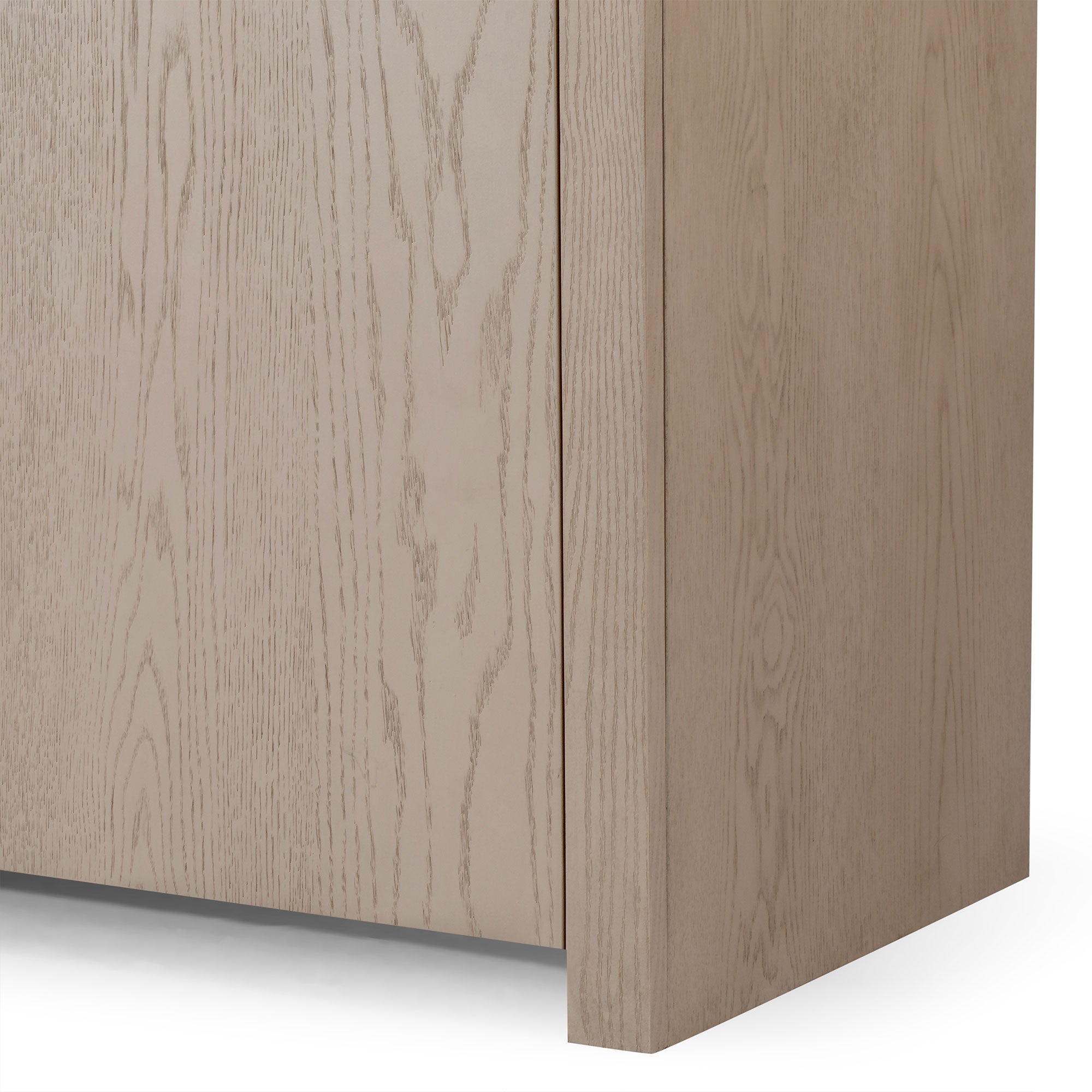 Iris Contemporary Wooden Sideboard in Refined White Finish in Cabinets by Maven Lane
