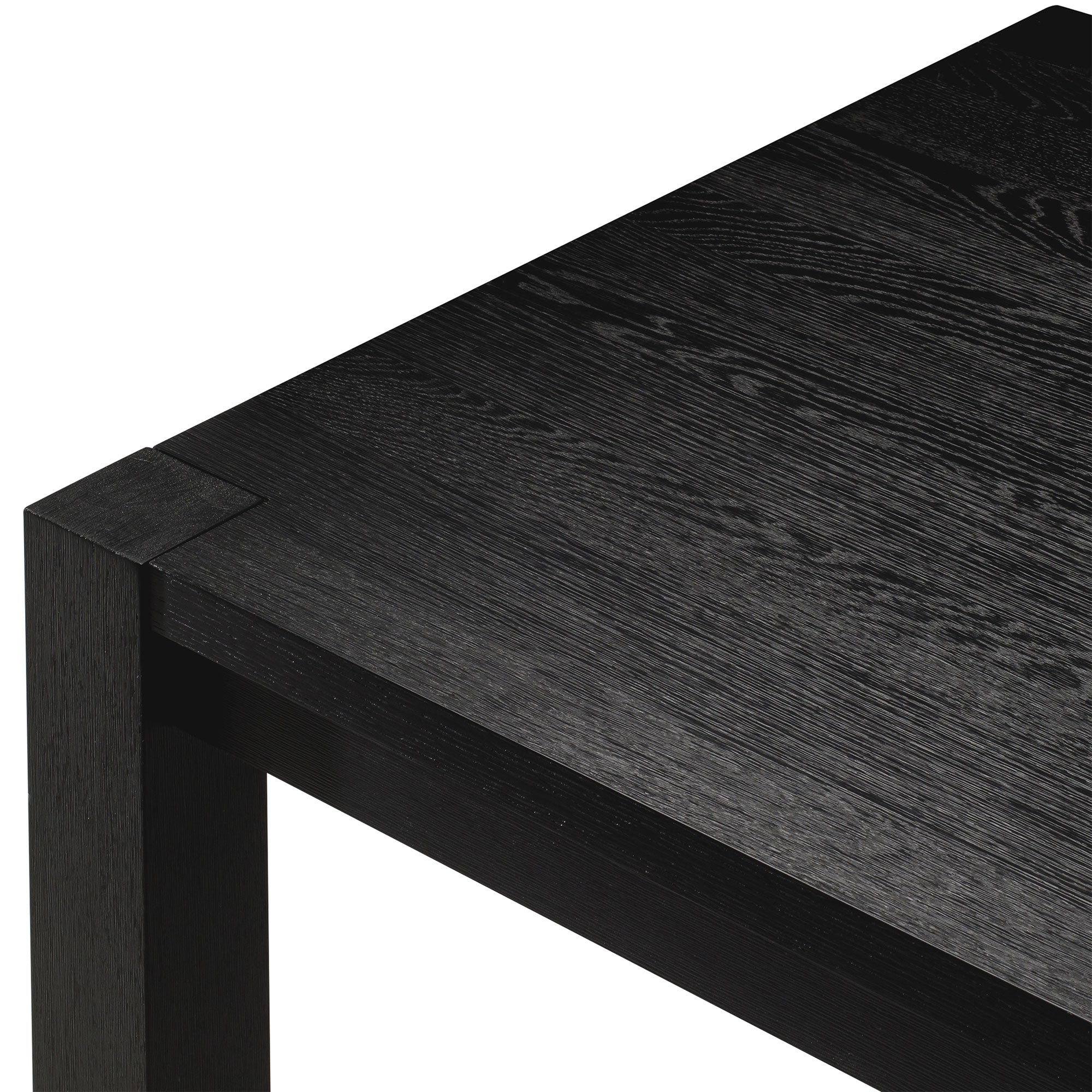 Cleo Contemporary Wooden Dining Table in Refined Black Finish in Dining Furniture by Maven Lane