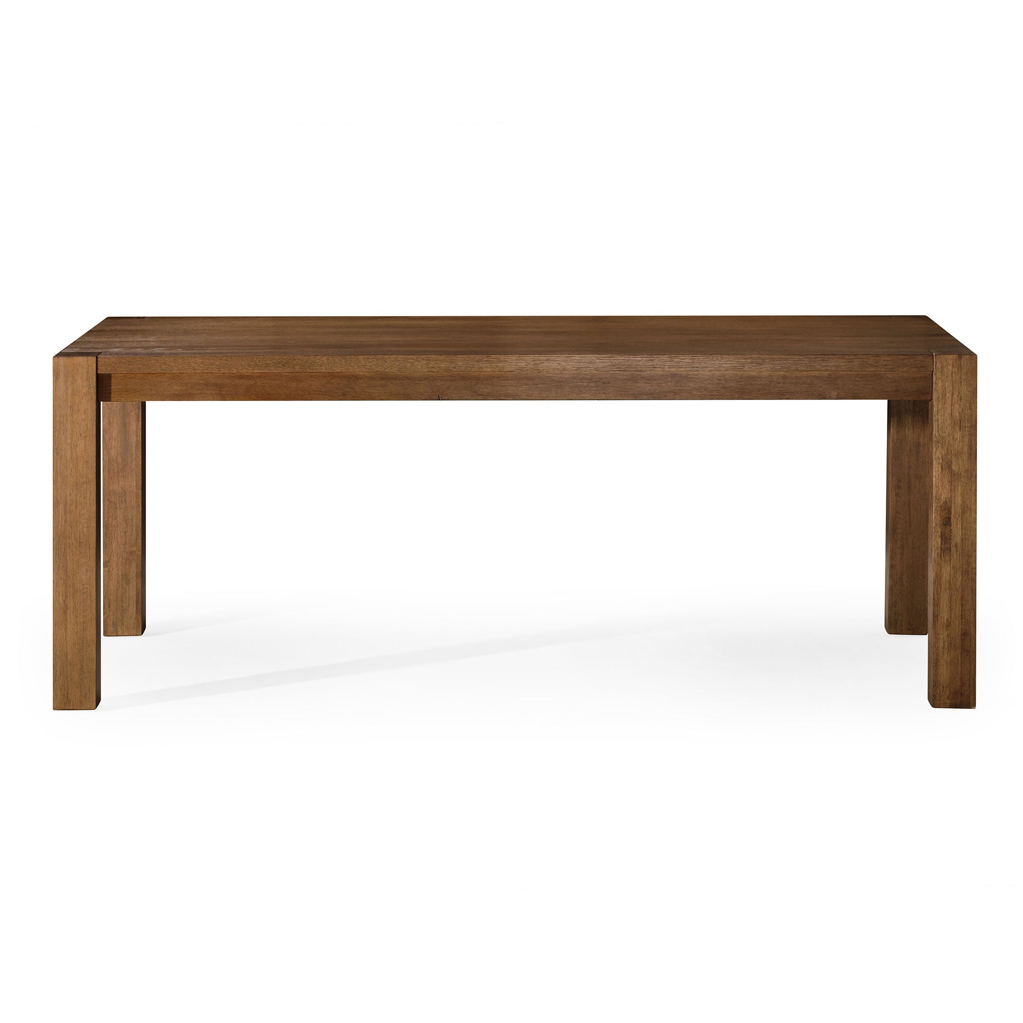 Cleo Contemporary Wooden Dining Table in Refined Brown Finish in Dining Furniture by Maven Lane