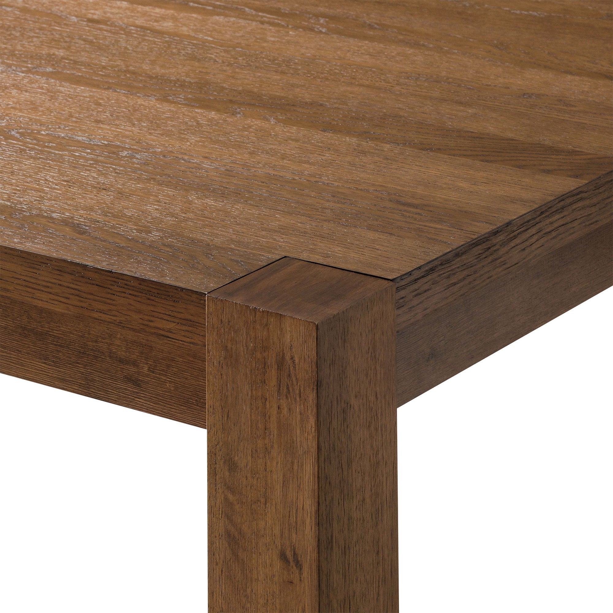 Cleo Contemporary Wooden Dining Table in Refined Brown Finish in Dining Furniture by Maven Lane