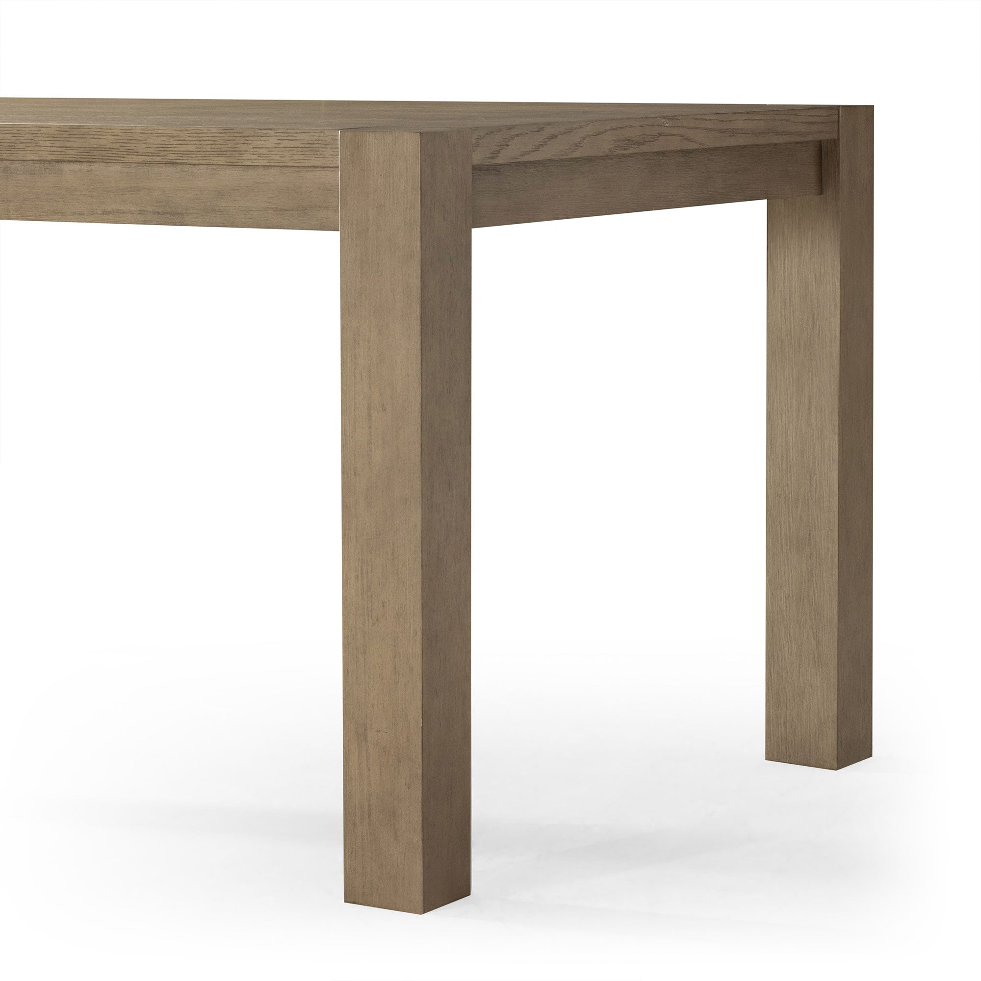 Cleo Contemporary Wooden Dining Table in Refined Grey Finish in Dining Furniture by Maven Lane