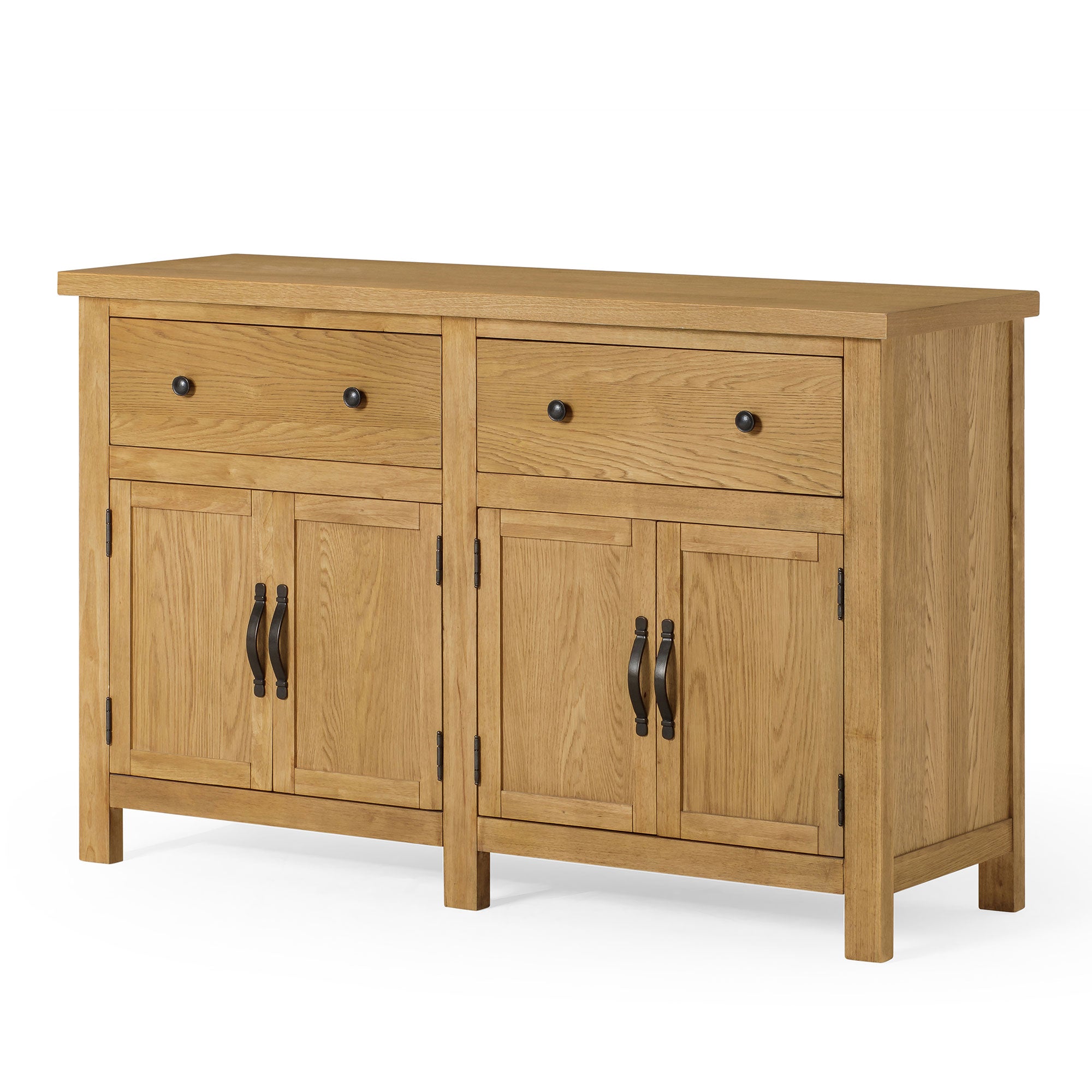 Felix Organic Wooden Sideboard in Weathered Natural Finish