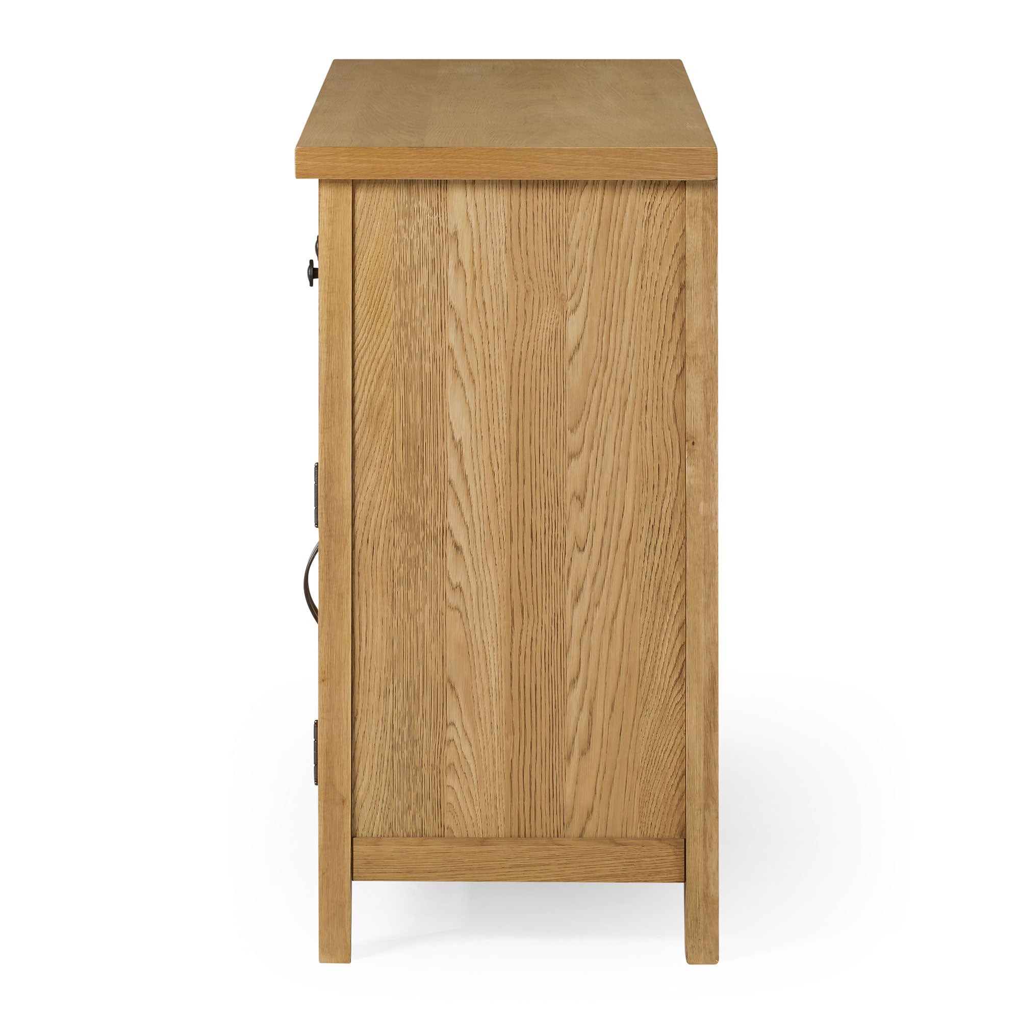 Felix Organic Wooden Sideboard in Weathered Natural Finish in Cabinets by Maven Lane