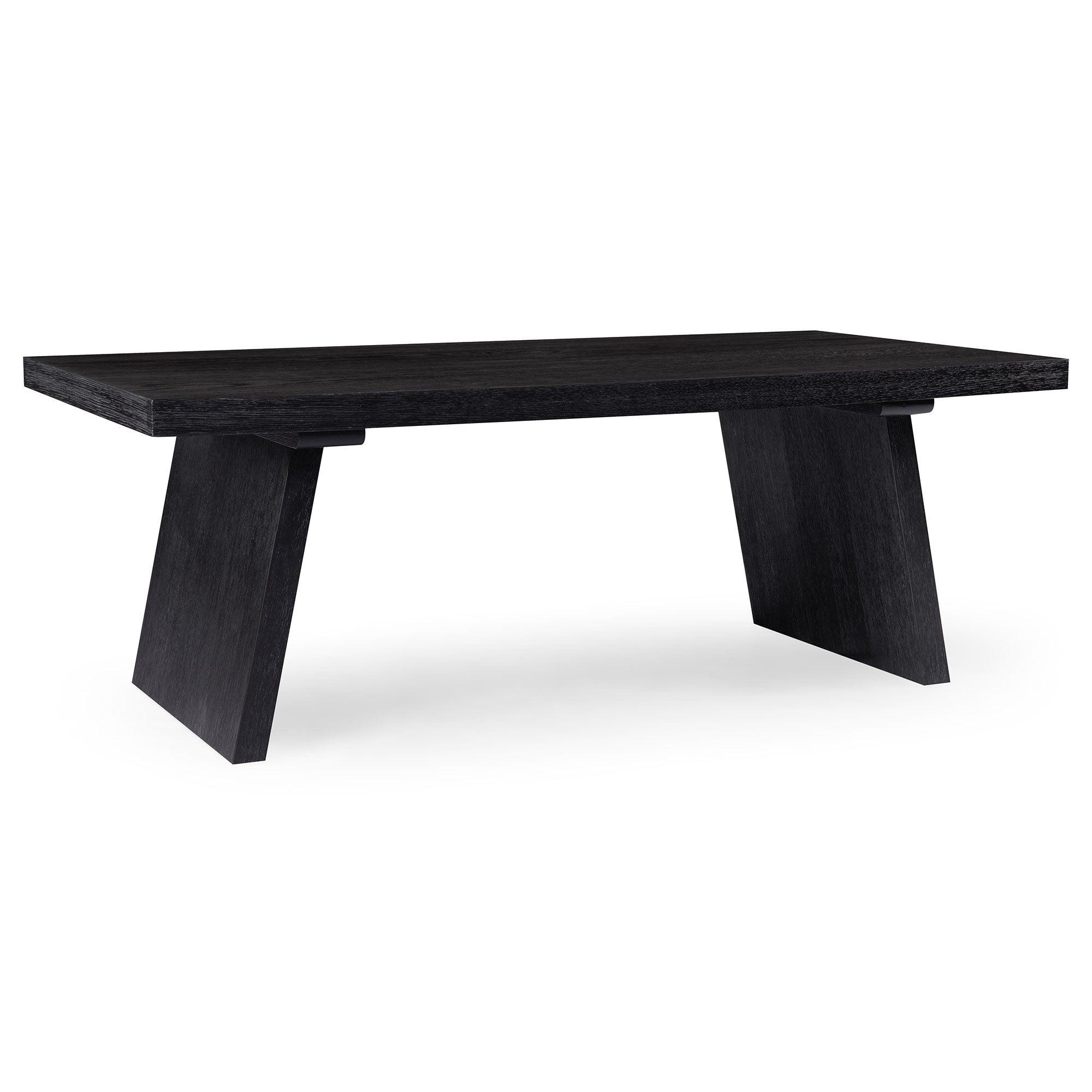 Marcella Wooden Coffee Table in Aged Black Finish in Accent Tables by Maven Lane