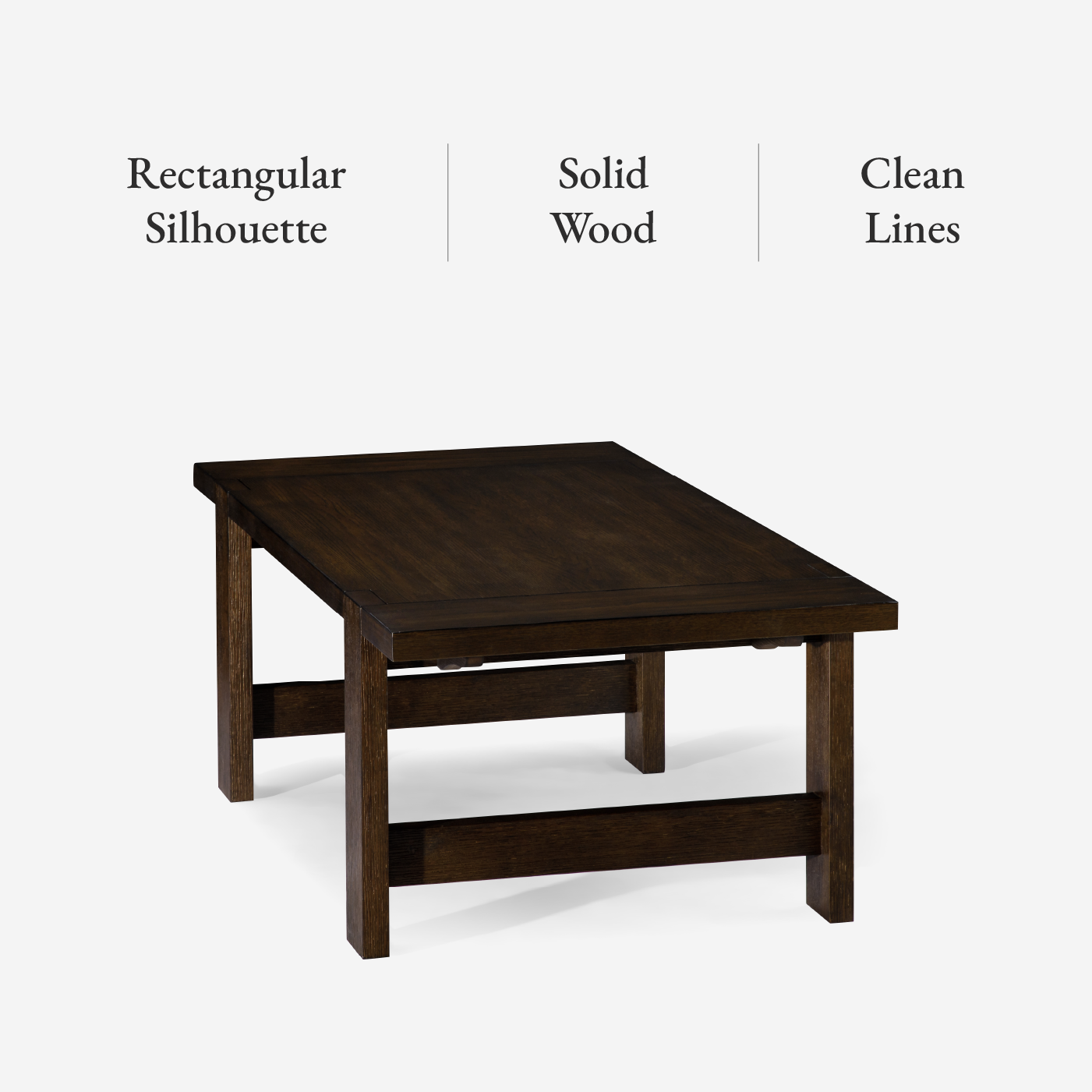 Angelo Rustic Rectangular Wooden Coffee Table In Aged Brown in Coffee Table by Maven Lane