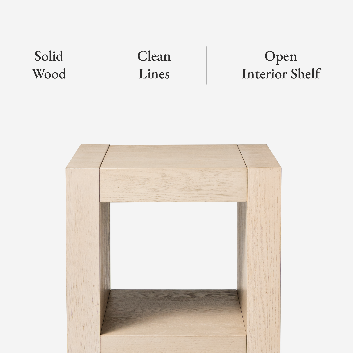 Artemis Side Table in White Finish in Side Table by Maven Lane