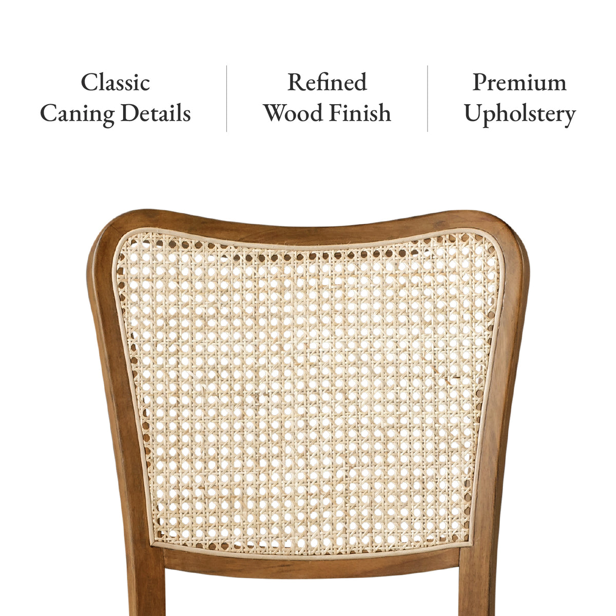 Vera Dining Chair in Natural Finish with Beige Linen Fabric, Set of 2 in Dining Chair by Maven Lane