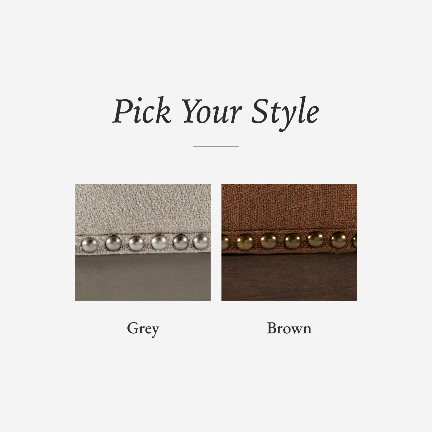 Mesa Round Upholstered Coffee Table in Aged Brown with Clay Brown Fabric in Coffee Table by Maven Lane