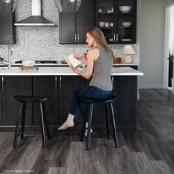 Luna Bar Stool in Black Finish in Stools by Maven Lane