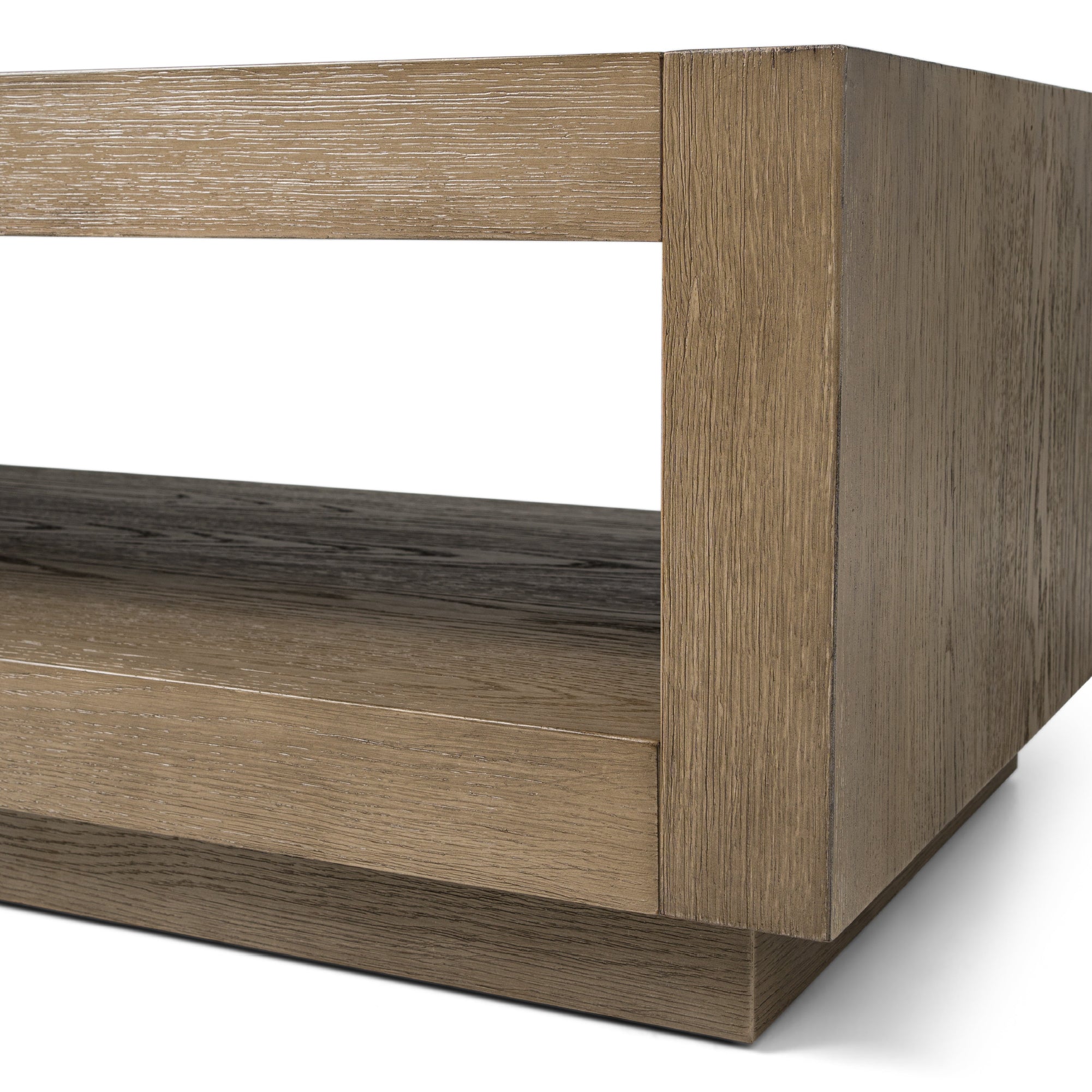 Artemis Contemporary Wooden Coffee Table in Refined Grey Finish in Coffee Table by Maven Lane