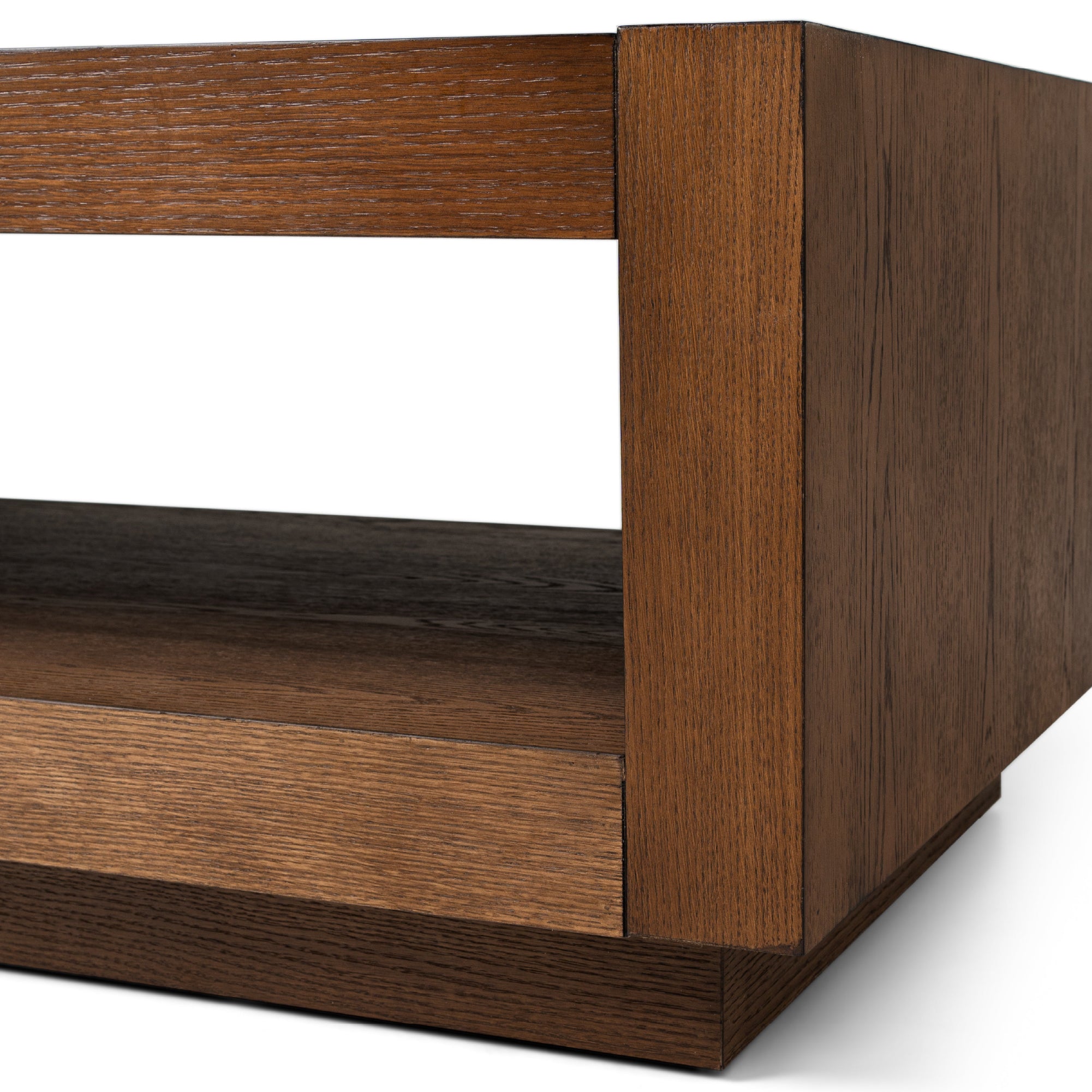 Artemis Contemporary Wooden Coffee Table in Refined Brown Finish in Coffee Table by Maven Lane