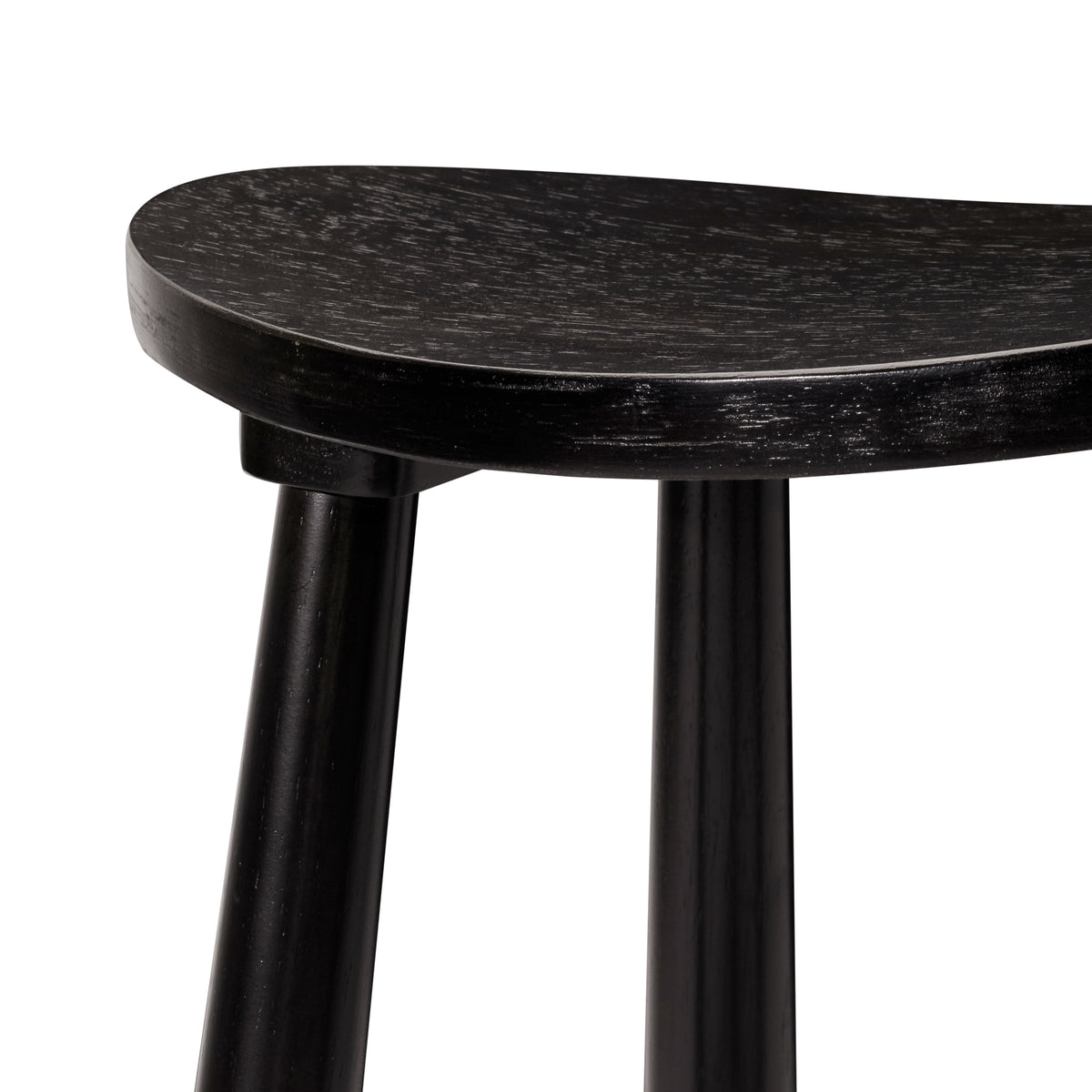 Luna Counter Stool in Black Finish in Stools by Maven Lane