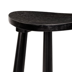 Luna Counter Stool in Black Finish in Stools by Maven Lane