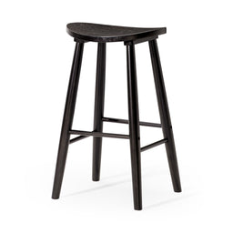 Luna Bar Stool in Black Finish