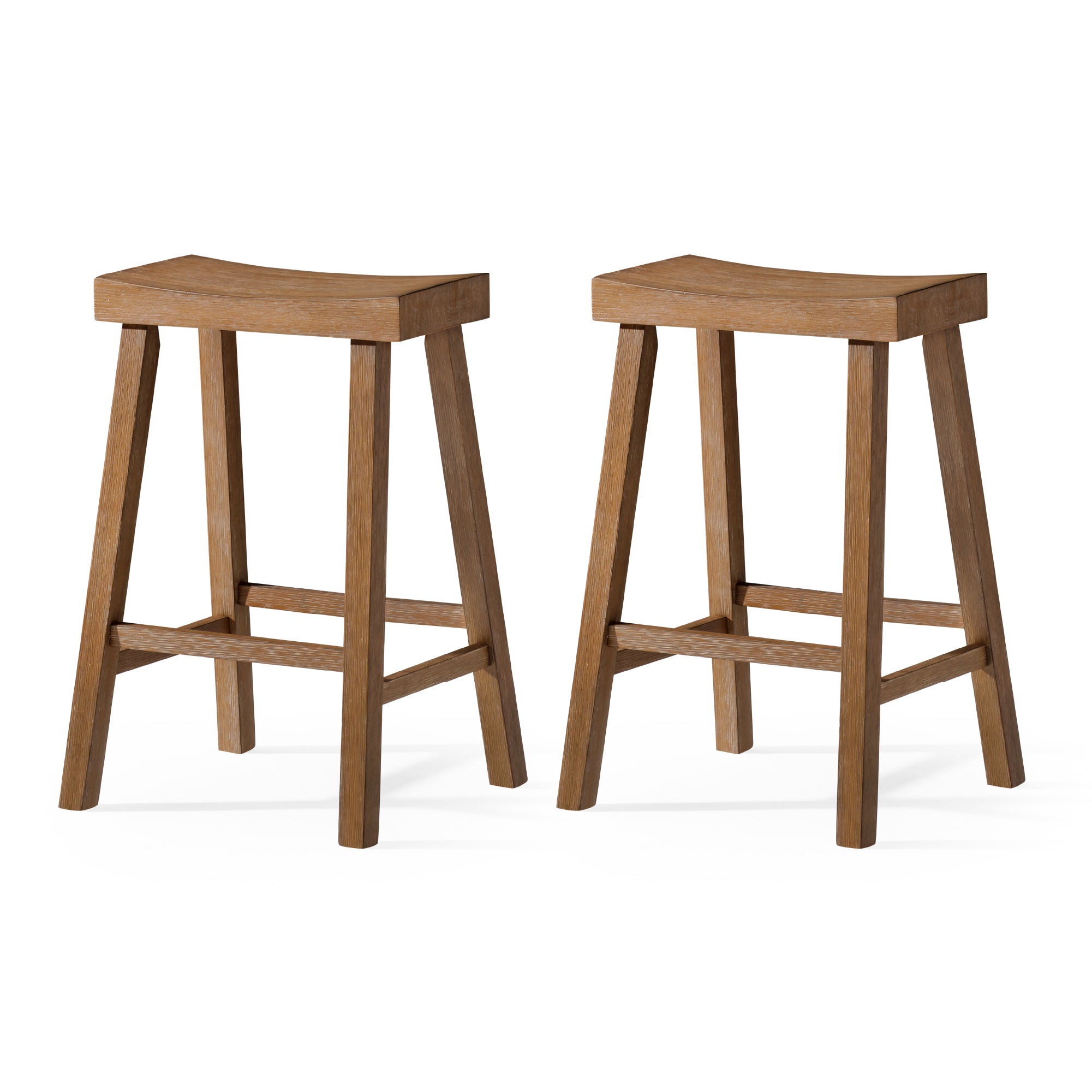 26" Vincent Counter Stool in Natural Finish (Set of 2) in Stools by Maven Lane