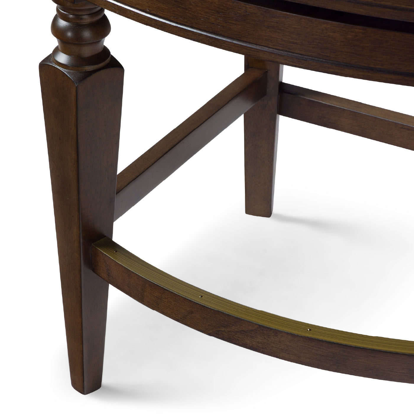 26" Sonoma Swivel Counter Stool in Brown Finish and Beige Fabric in Stools by Maven Lane