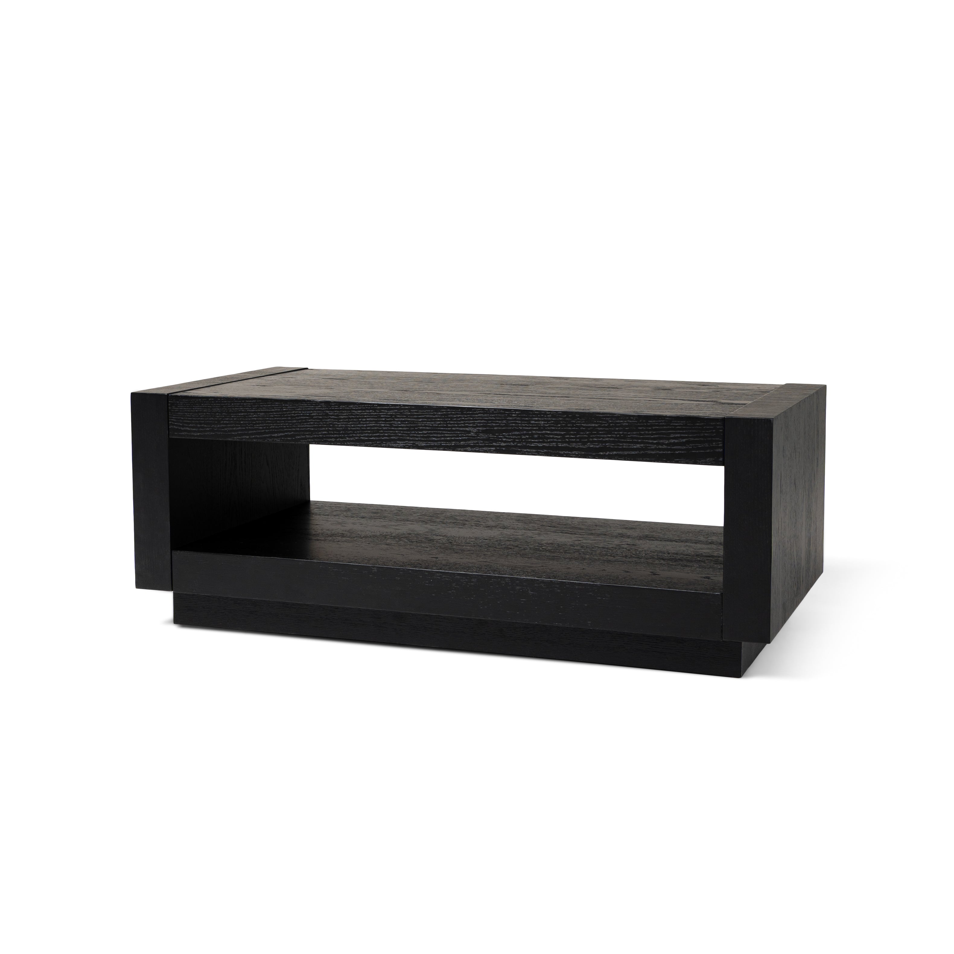 Artemis Contemporary Wooden Coffee Table in Refined Black Finish in Accent Tables by Maven Lane