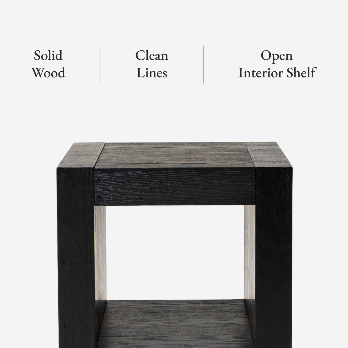 Artemis Side Table in Black Finish in Side Table by Maven Lane