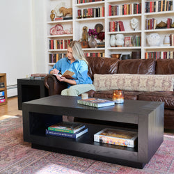 Artemis Side Table in Black Finish in Side Table by Maven Lane