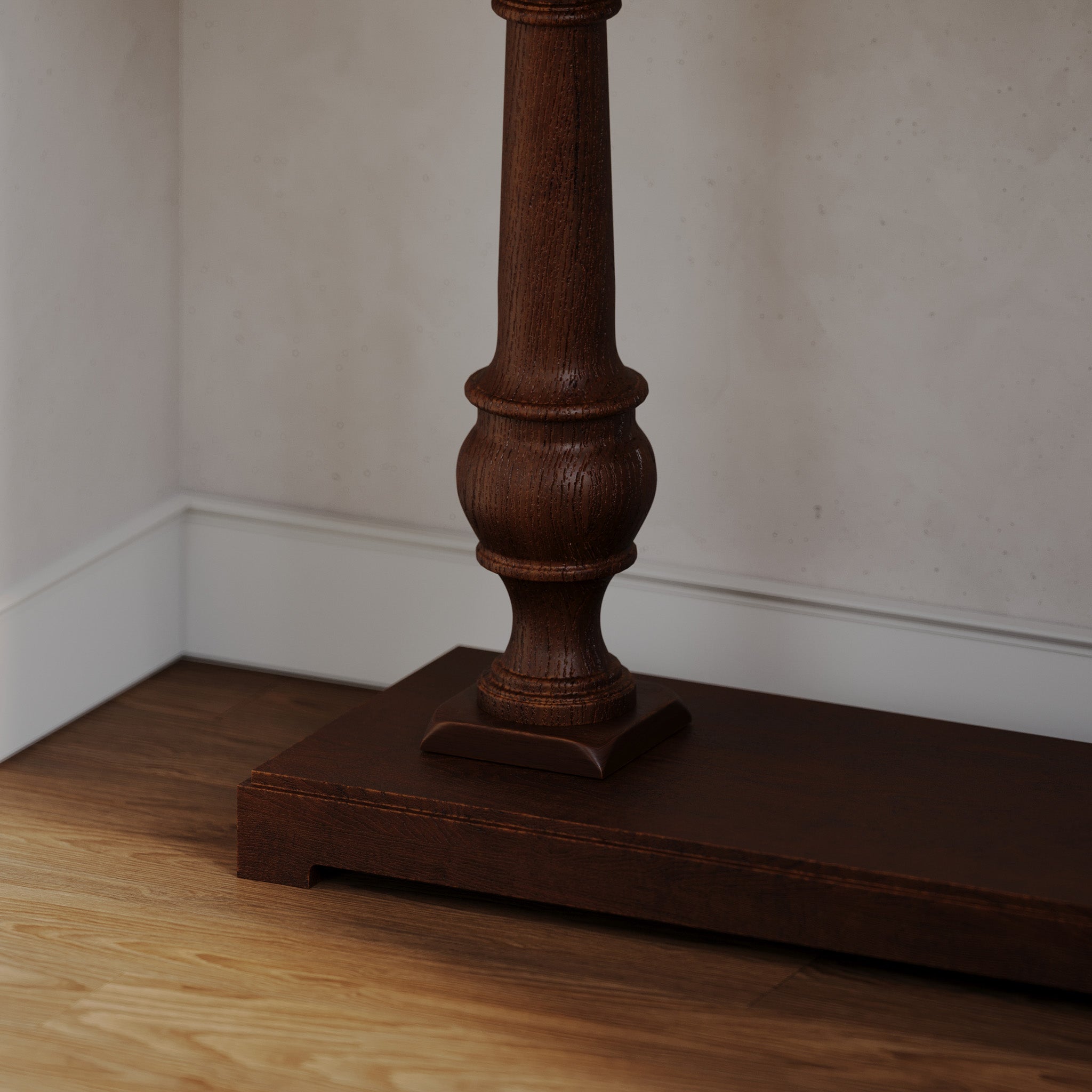 Arthur Classical Wooden Console Table in Antiqued Brown Finish in Accent Tables by Maven Lane