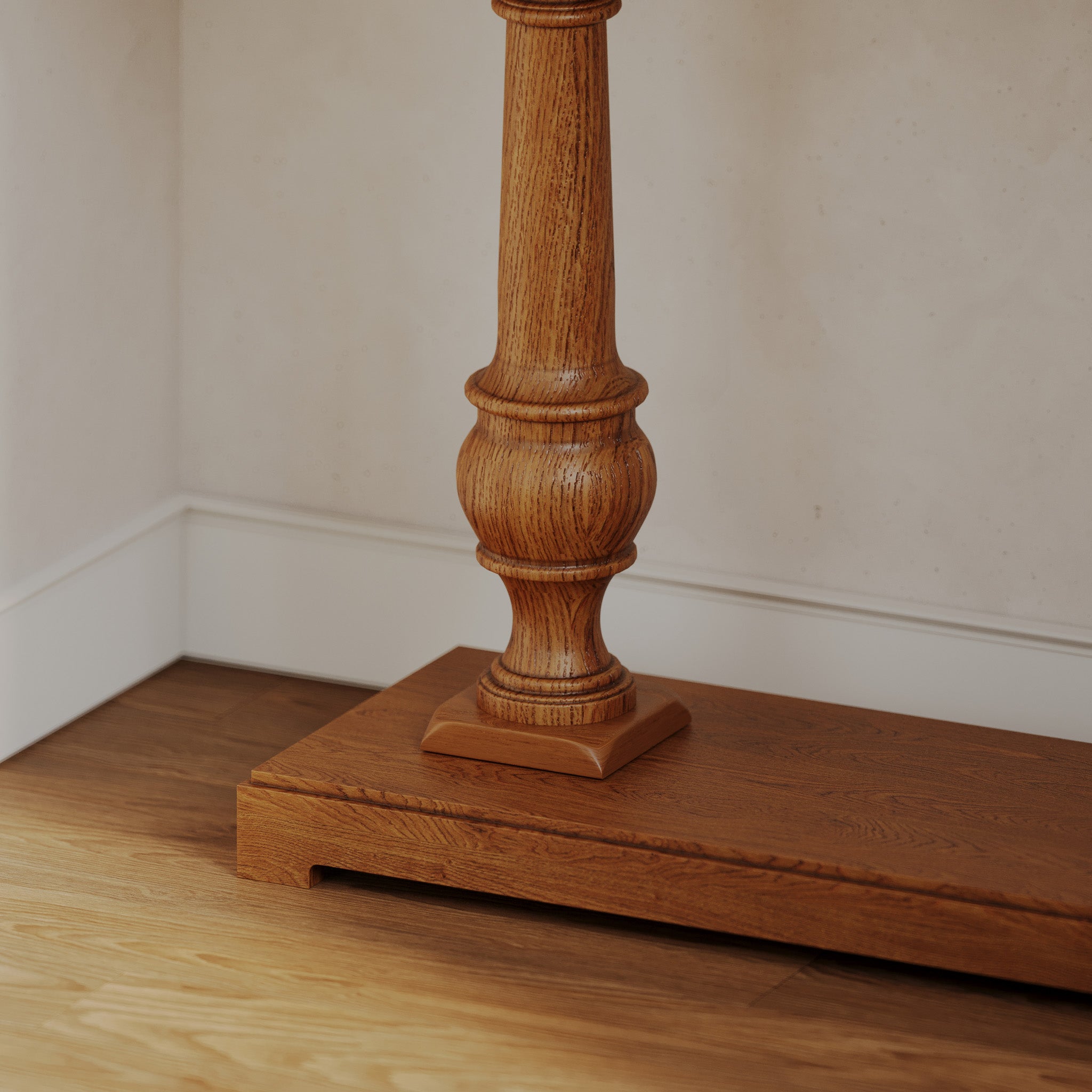 Arthur Classical Wooden Console Table in Antiqued Natural Finish in Accent Tables by Maven Lane