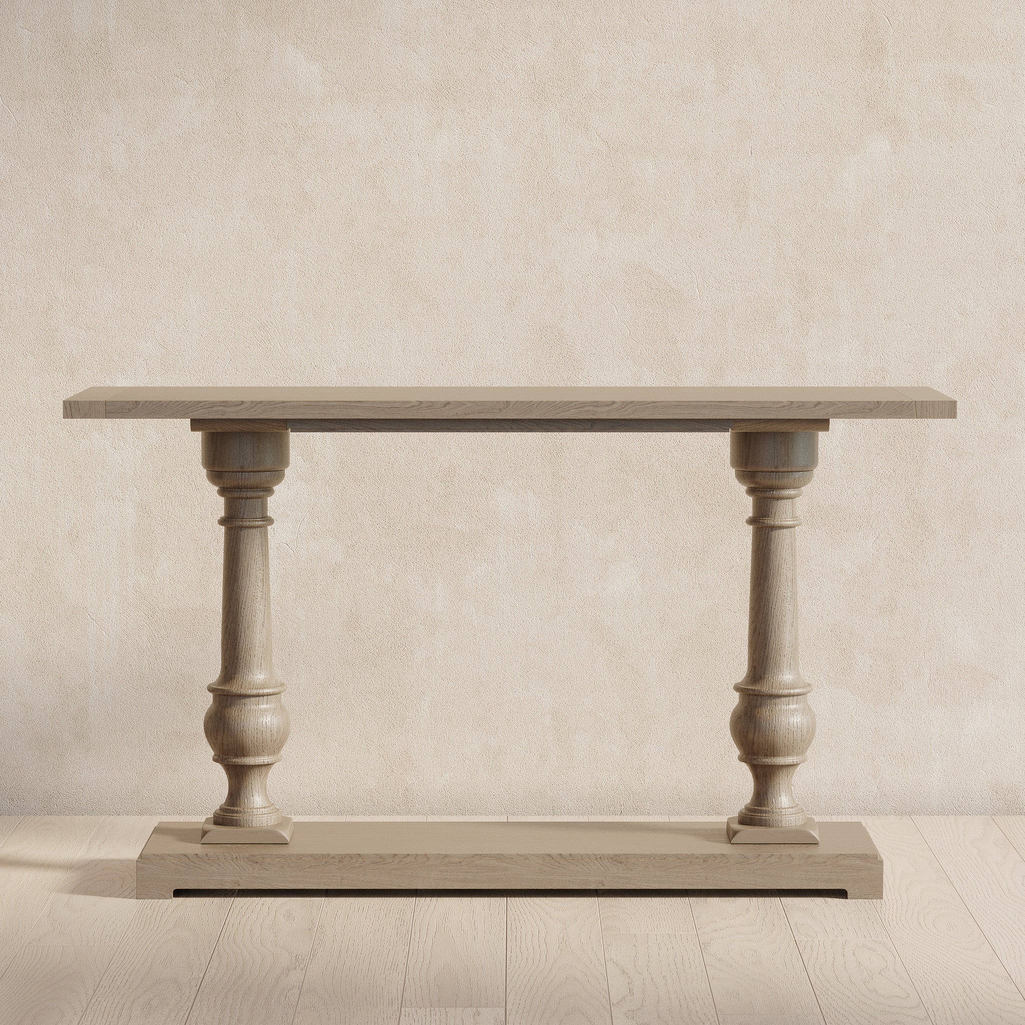 Arthur Classical Wooden Console Table in Antiqued Grey Finish in Accent Tables by Maven Lane