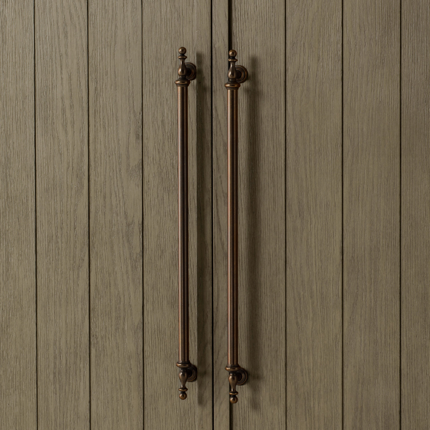 Selene Arched Wooden Cabinet in Grey Finish in Storage Cabinet by Maven Lane