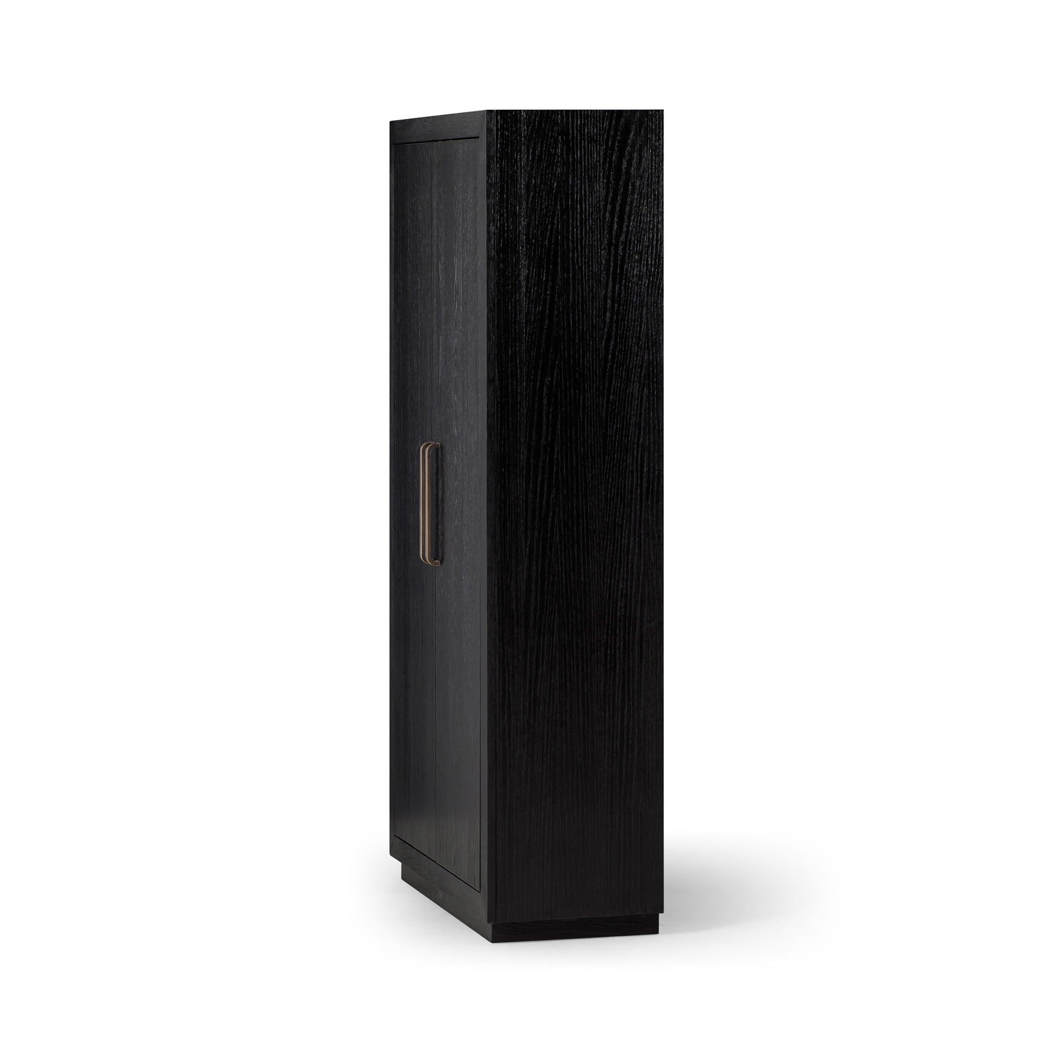 Uma Contemporary Wooden Cabinet in Refined Black Finish in Cabinets by Maven Lane