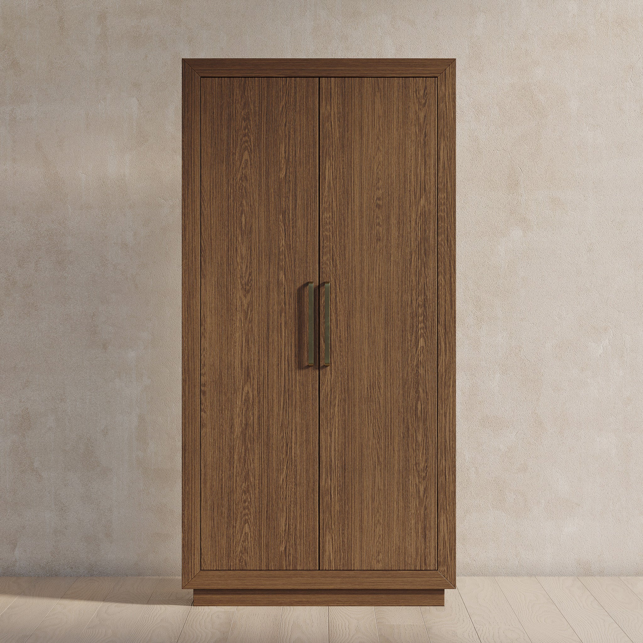 Uma Contemporary Wooden Cabinet in Refined Brown Finish in Cabinets by VMI