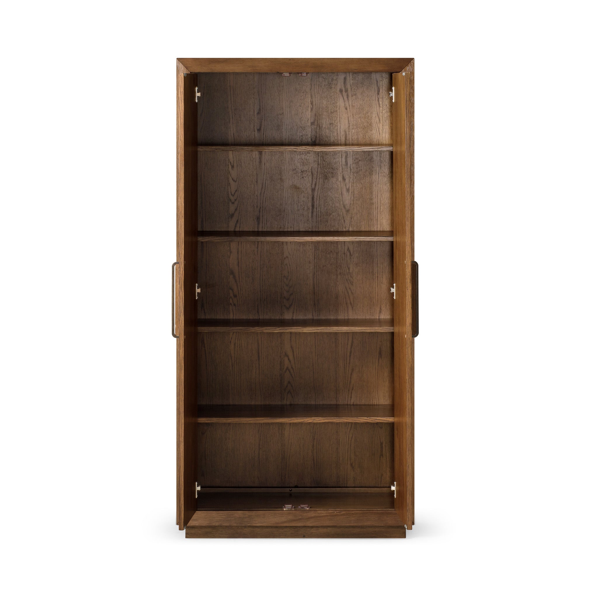 Uma Contemporary Wooden Cabinet in Refined Brown Finish in Cabinets by Maven Lane