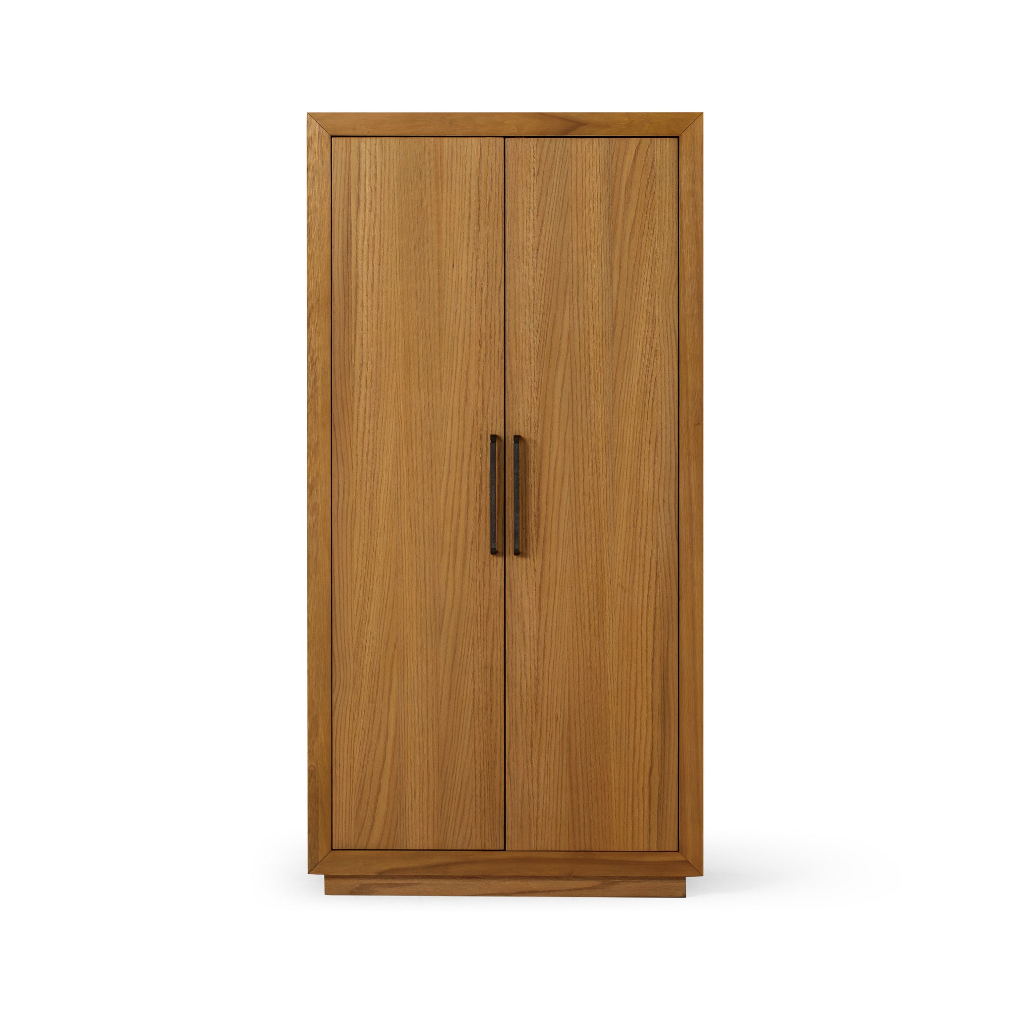 Uma Contemporary Wooden Cabinet in Refined Natural Finish in Cabinets by Maven Lane