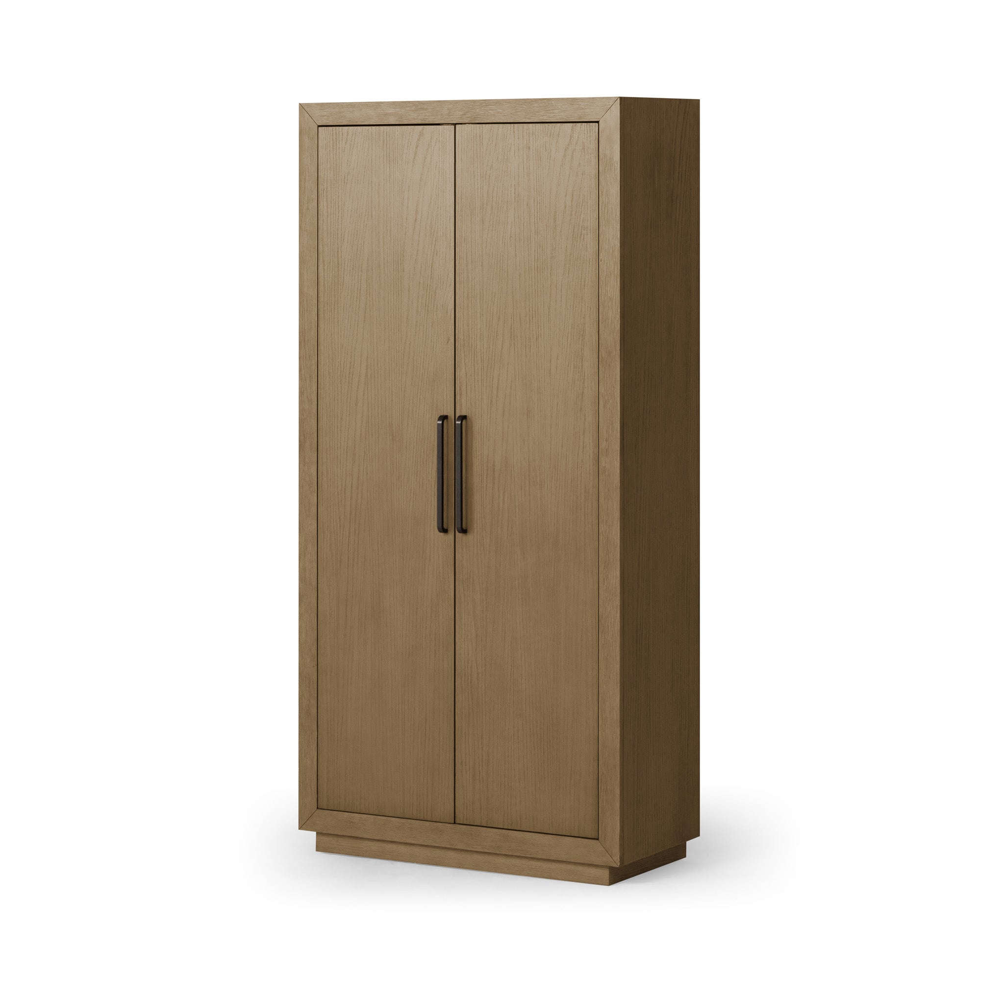 Uma Contemporary Wooden Cabinet in Refined Grey Finish in Cabinets by Maven Lane