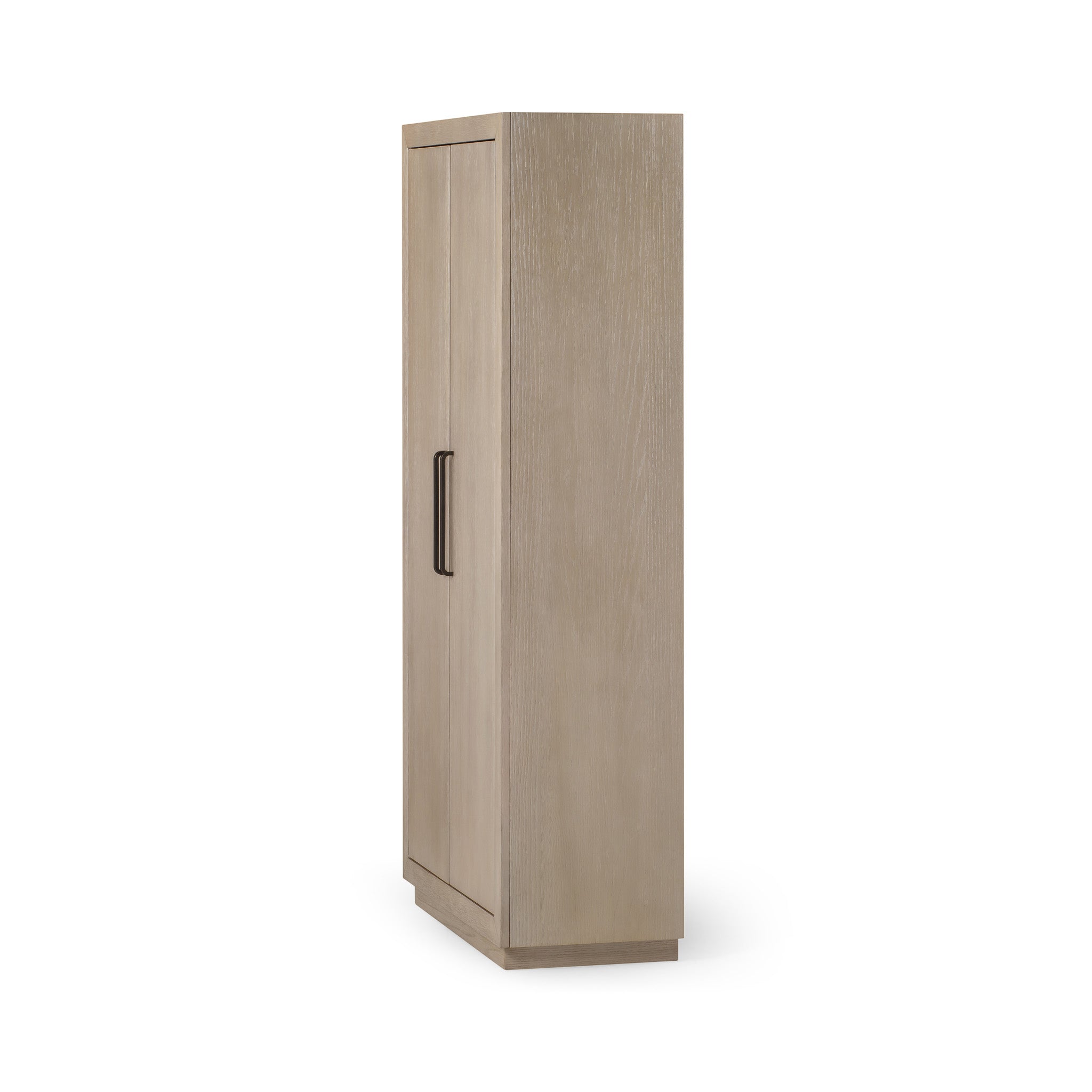 Uma Contemporary Wooden Cabinet in Refined White Finish in Cabinets by Maven Lane