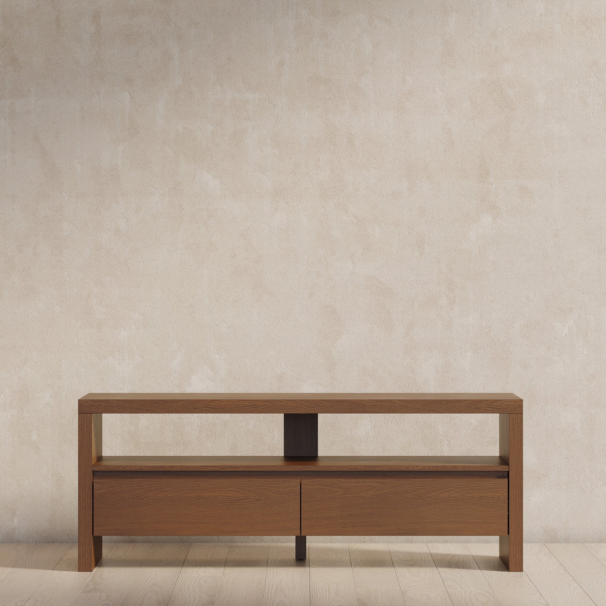 Ada Contemporary Wooden Media Unit in Refined Brown Finish in Media Units by Maven Lane