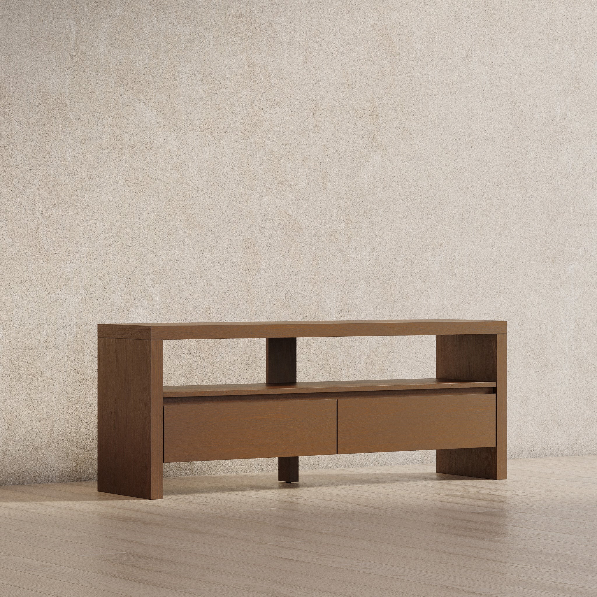 Ada Contemporary Wooden Media Unit in Refined Brown Finish in Media Units by Maven Lane