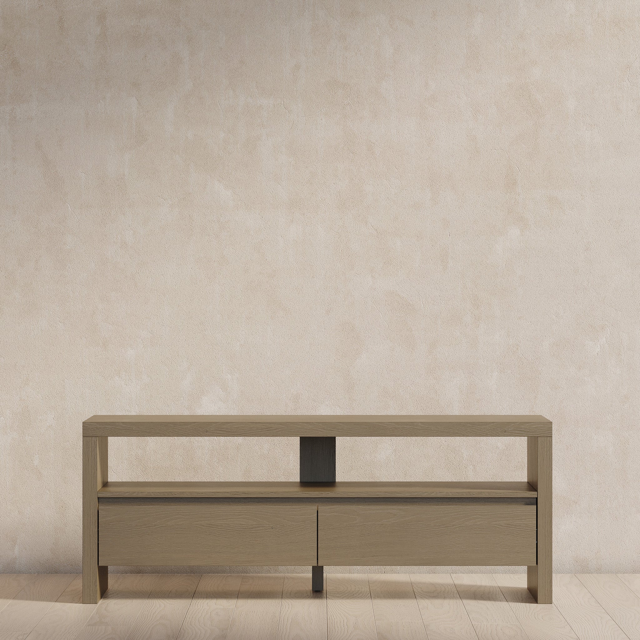 Ada Contemporary Wooden Media Unit in Refined Grey Finish in Media Units by Maven Lane